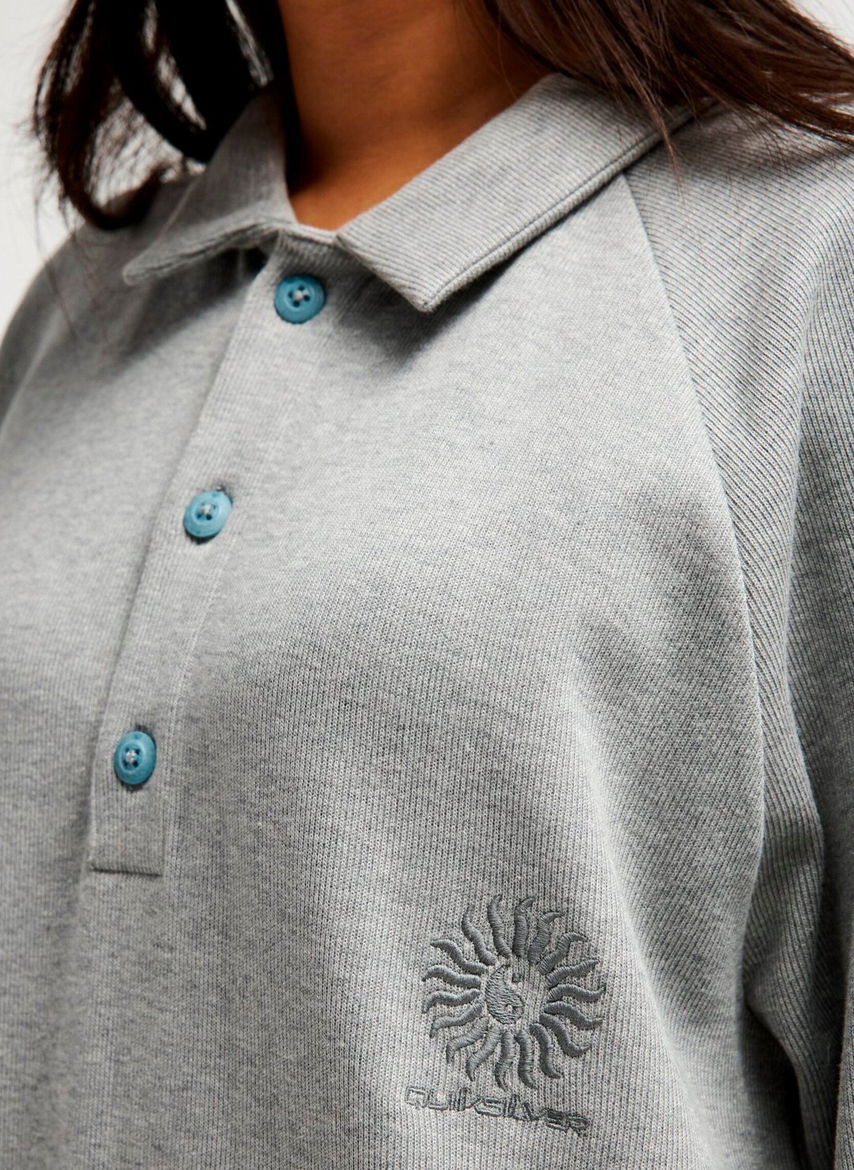Robes As Polo Long Dress femme gris Quiksilver Robes As Polo Long Dress femme gris LIGHT GREY HEATHER