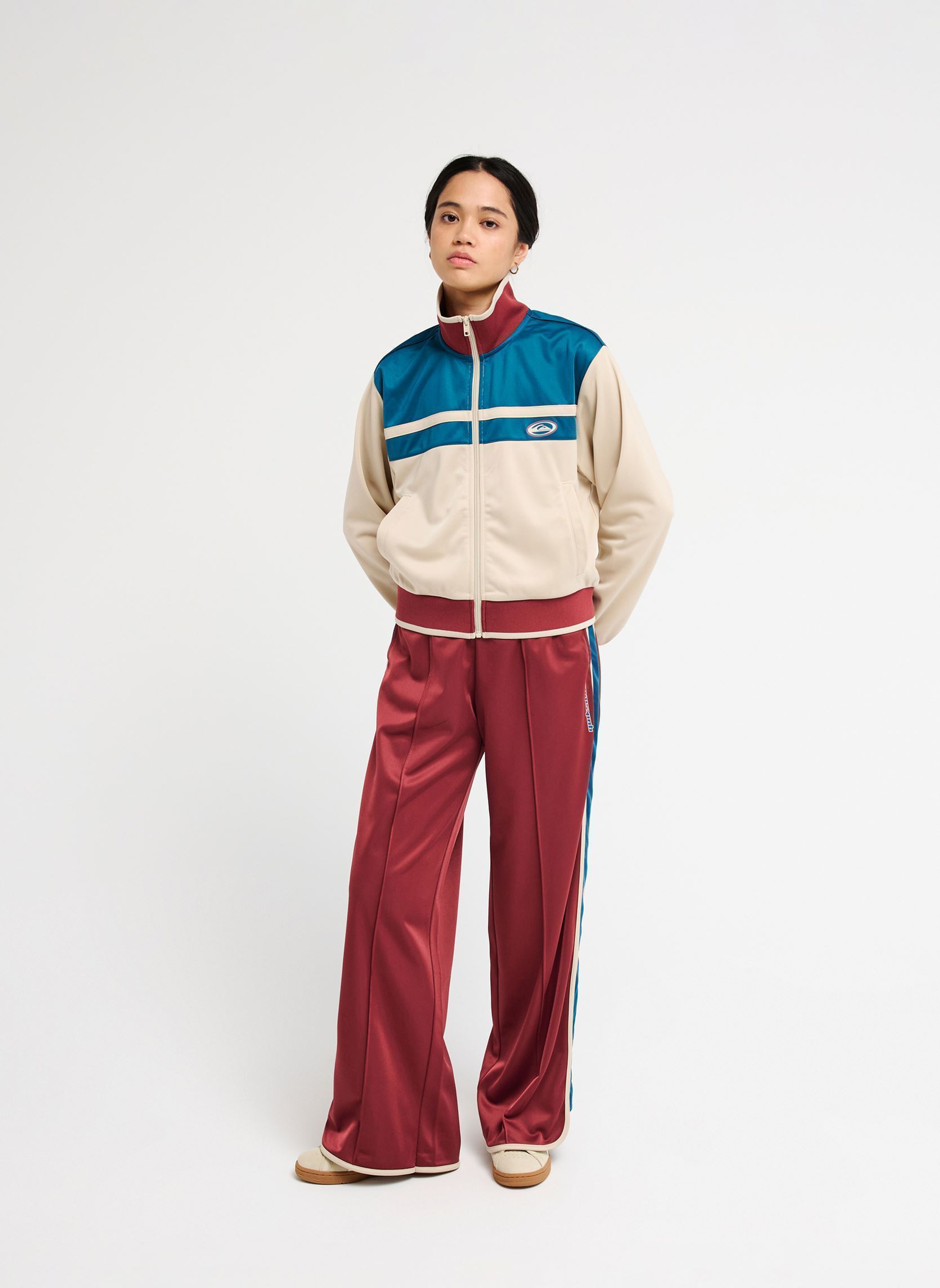 Trainingsjacken Brooklyn Fleece damen bordeaux Quiksilver Trainingsjacken Brooklyn Fleece damen bordeaux OXBLOOD RED