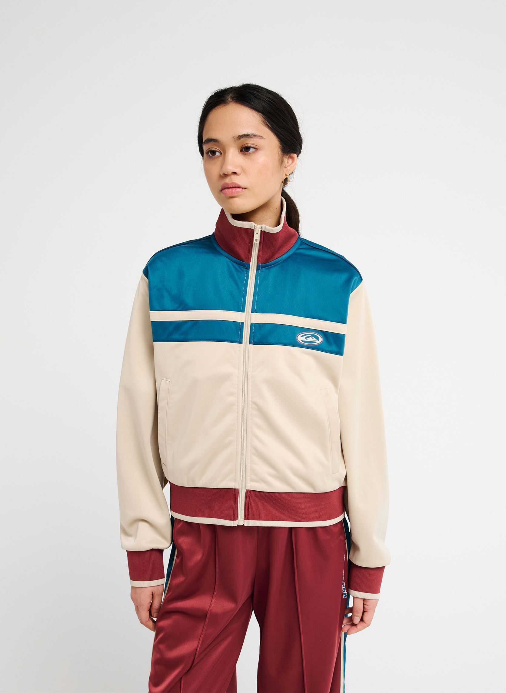 Sweatshirts Brooklyn Fz Fle femme multicolore Quiksilver Sweatshirts Brooklyn Fz Fle femme multicolore PEYOTE