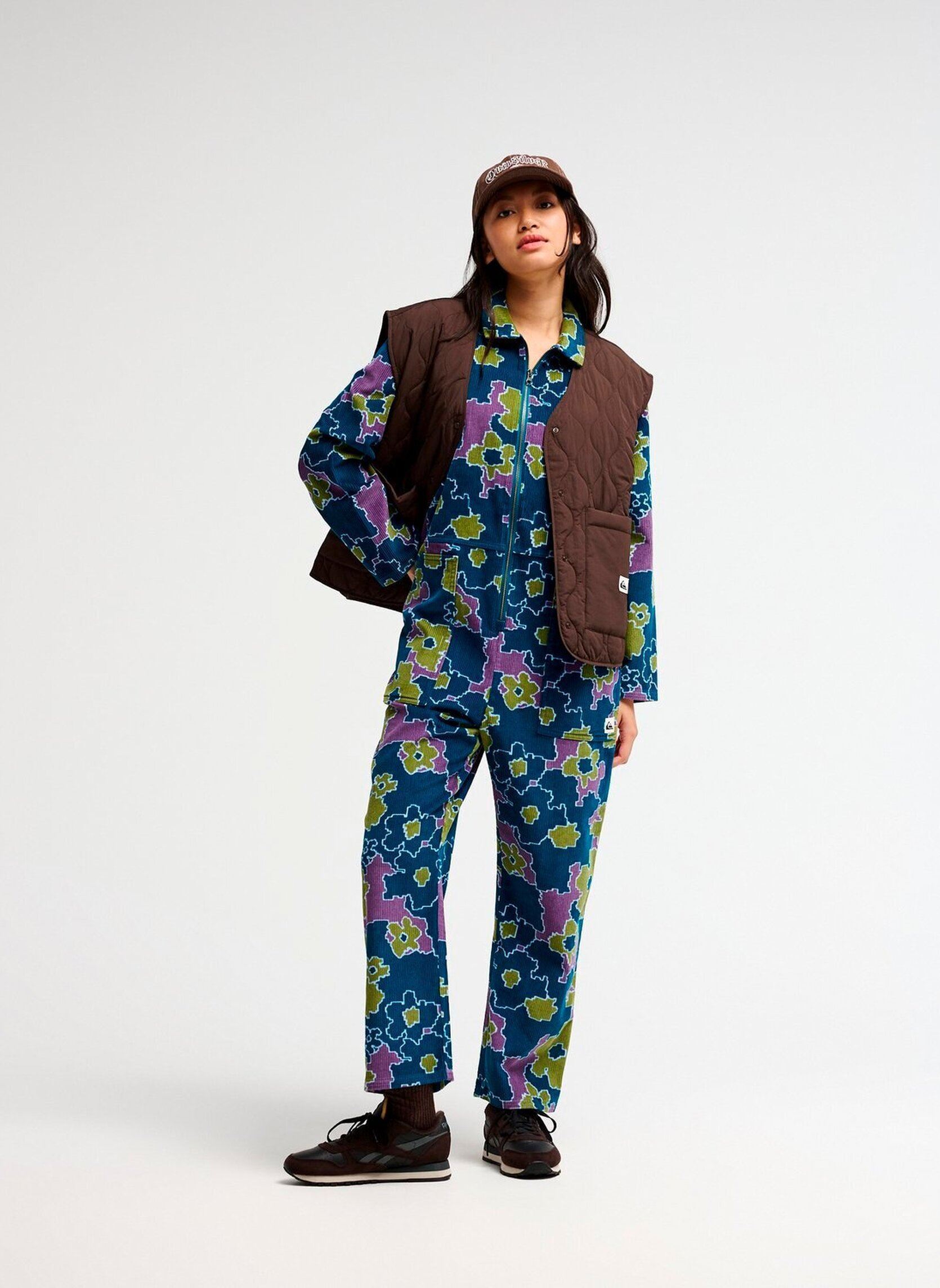 Jumpsuits / Overalls Donabate jumpsuit damen mehrfarbig Quiksilver Jumpsuits / Overalls Donabate jumpsuit damen mehrfarbig BLUE CORAL PIXELATEDFLOWER QSW