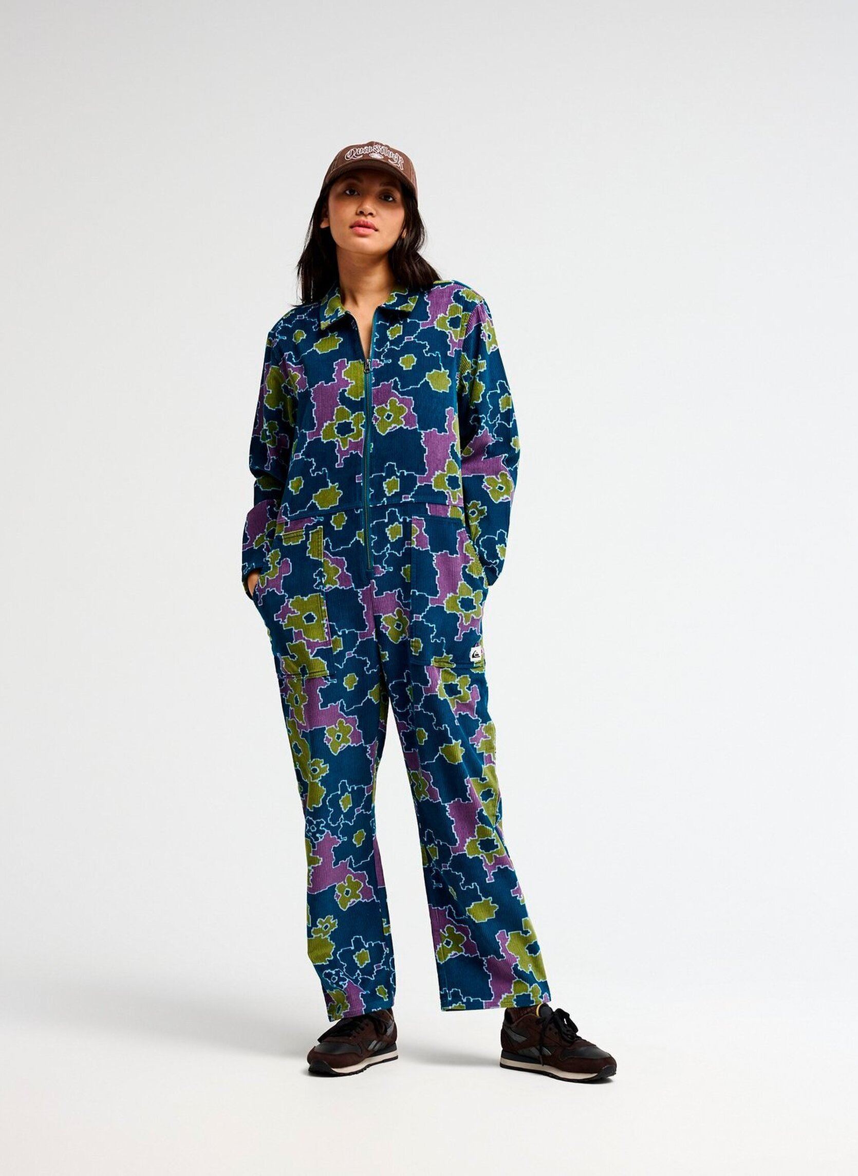Jumpsuits / Overalls Donabate jumpsuit damen mehrfarbig Quiksilver Jumpsuits / Overalls Donabate jumpsuit damen mehrfarbig BLUE CORAL PIXELATEDFLOWER QSW