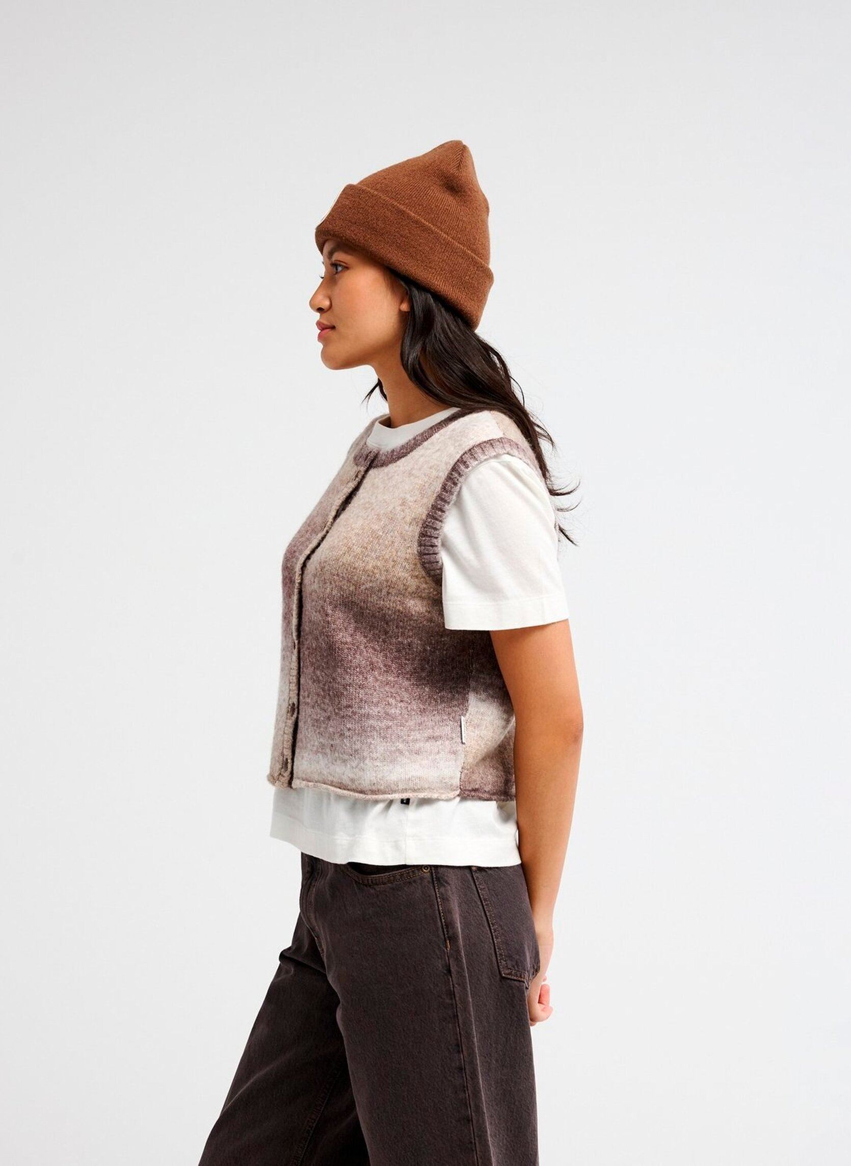 Gilets Islaytank femme marron Quiksilver Gilets Islaytank femme marron PINE BARK GRADIENT