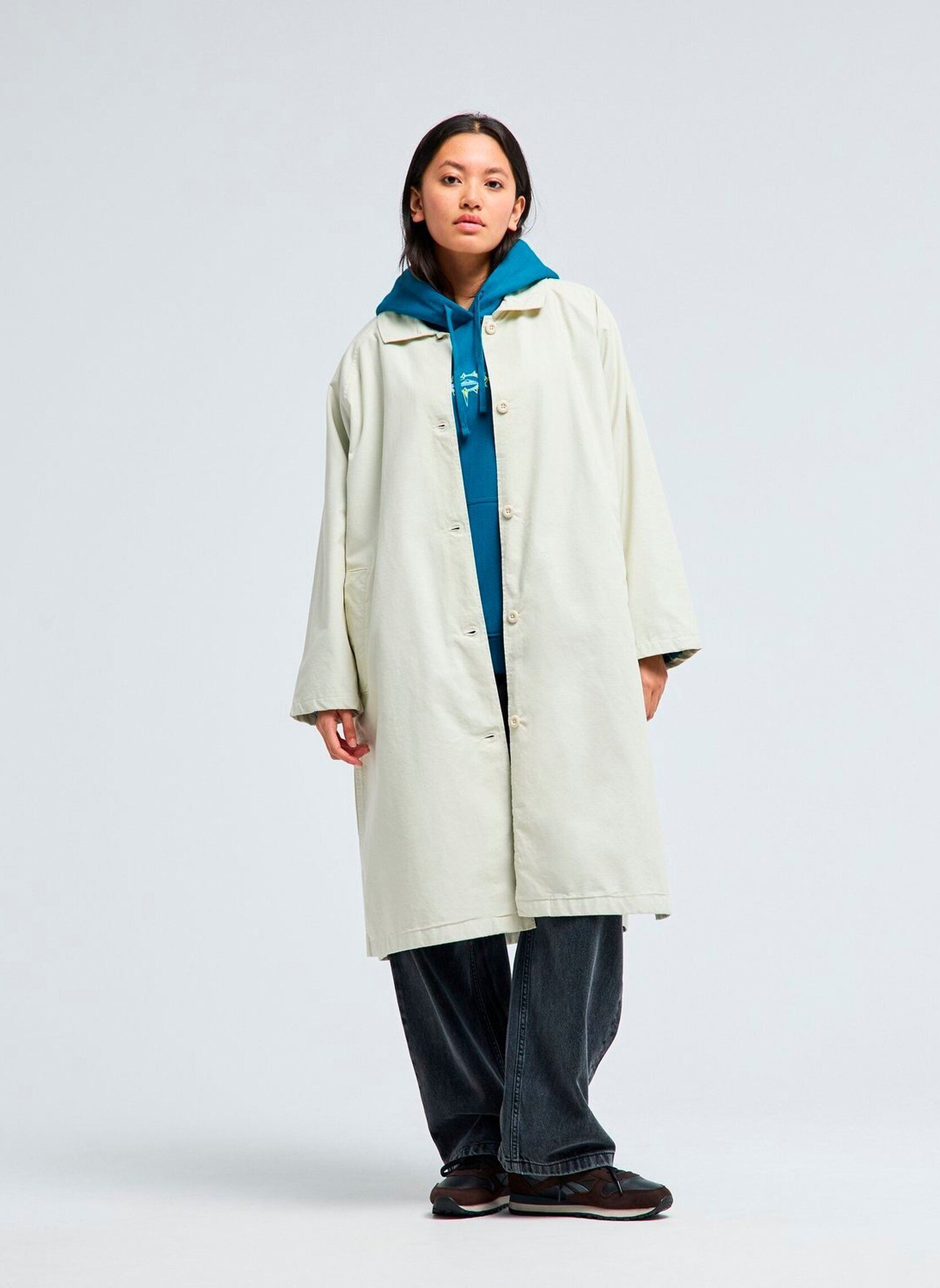 Trench-coats Manhattan trench femme blanc Quiksilver Trench-coats Manhattan trench femme blanc BONE WHITE
