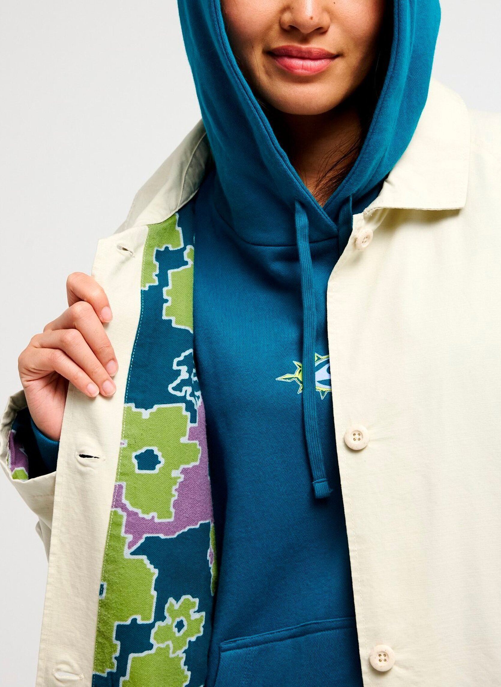 Trench-coats Manhattan trench femme blanc Quiksilver Trench-coats Manhattan trench femme blanc BONE WHITE