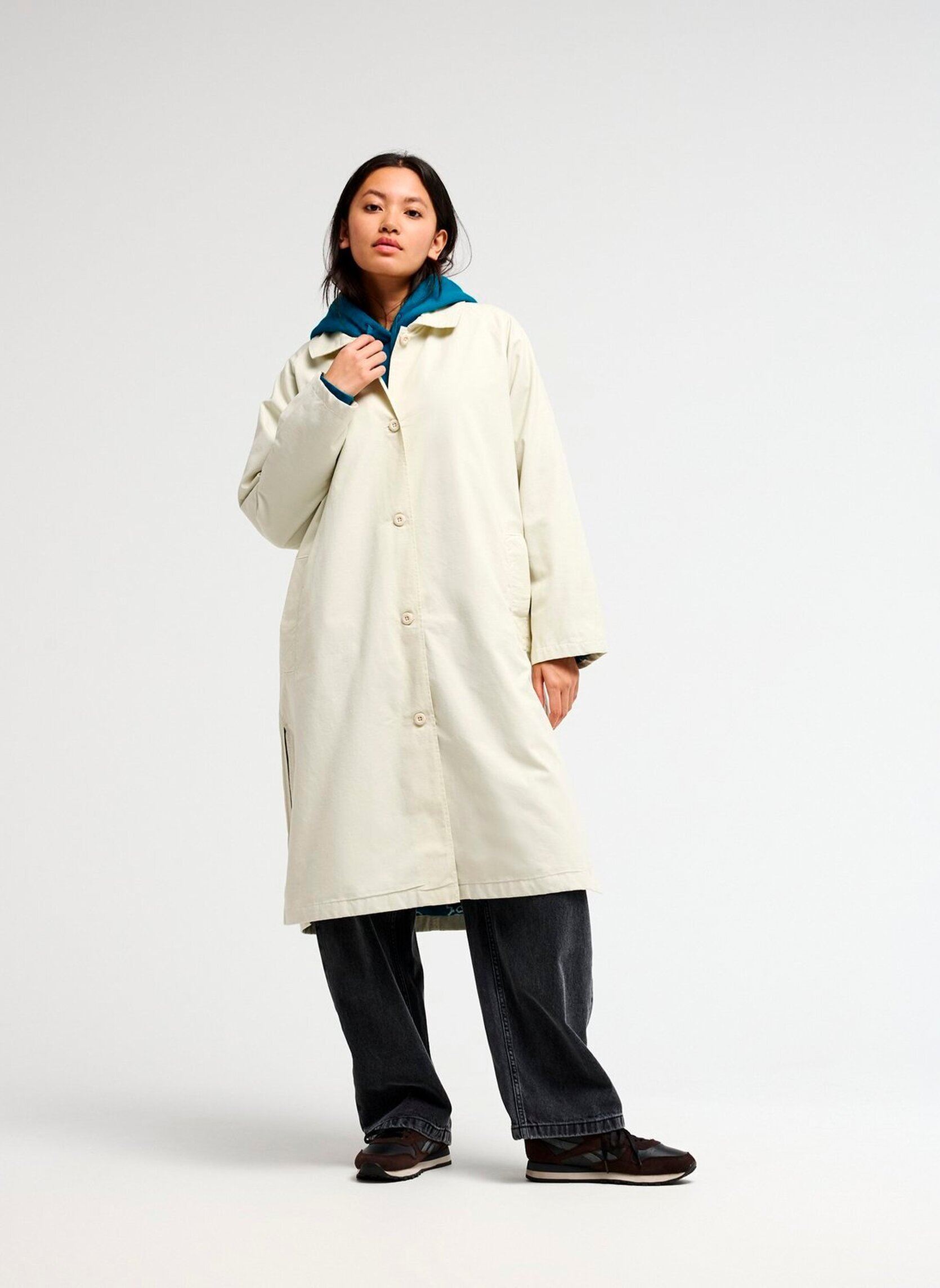 Trench-coats Manhattan trench femme blanc Quiksilver Trench-coats Manhattan trench femme blanc BONE WHITE