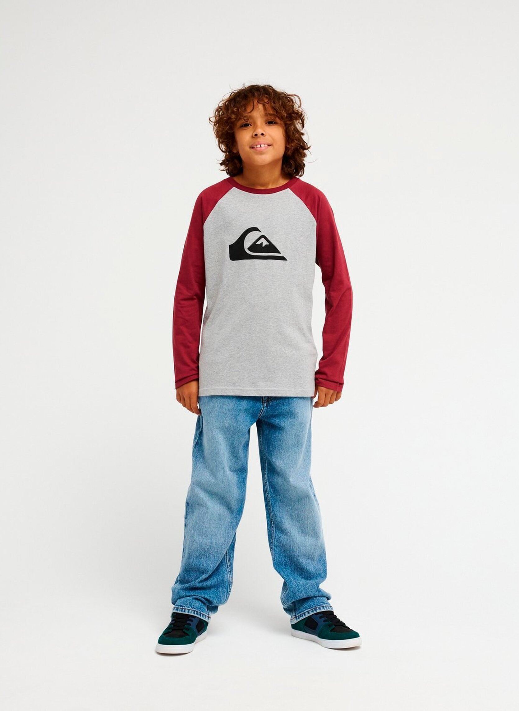 T-Shirts Ev Comp Raglan jungen grau Quiksilver T-Shirts Ev Comp Raglan jungen grau OXBLOOD RED