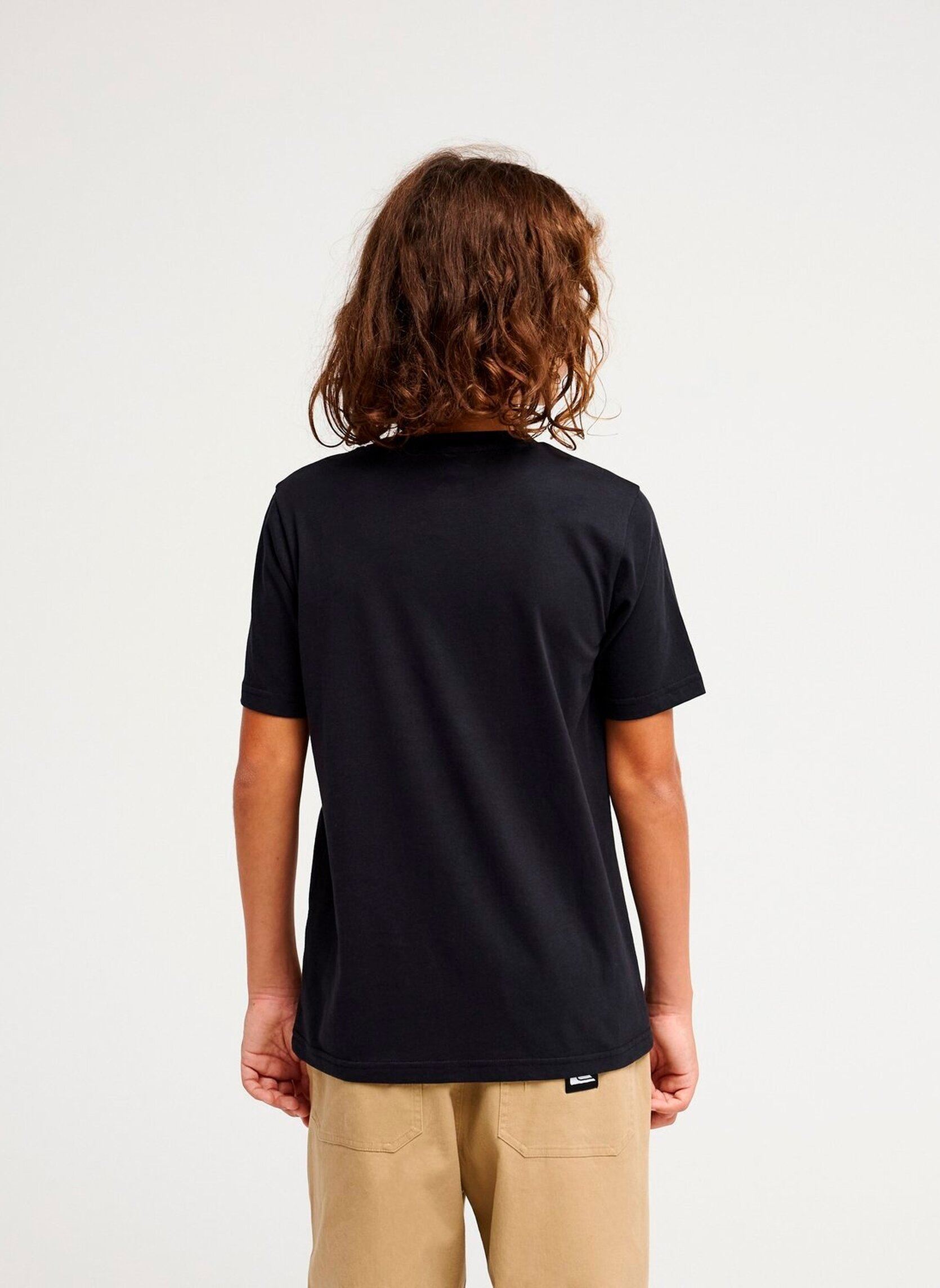 T-Shirts Ev Vista Logo S jungen marineblau Quiksilver T-Shirts Ev Vista Logo S jungen marineblau BLACK