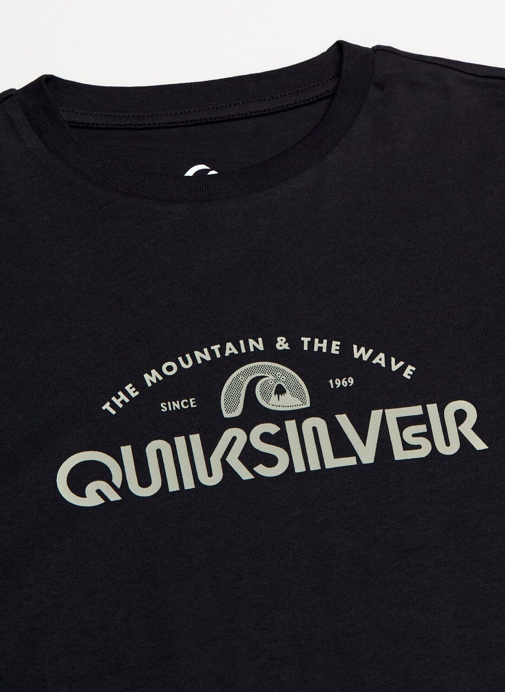 T-Shirts Ev Vista Logo S jungen marineblau Quiksilver T-Shirts Ev Vista Logo S jungen marineblau BLACK