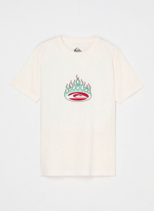 Quiksilver T-Shirts Flaming Ss Y jungen weiß