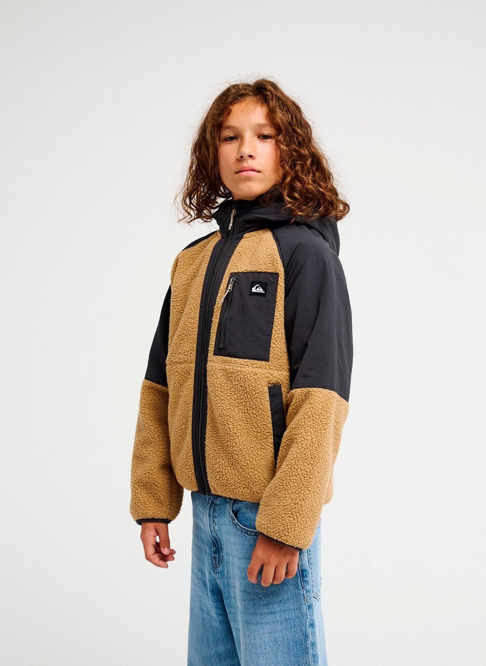 Fleece-Jacken Hawkwings jungen braun Quiksilver Fleece-Jacken Hawkwings jungen braun KELP