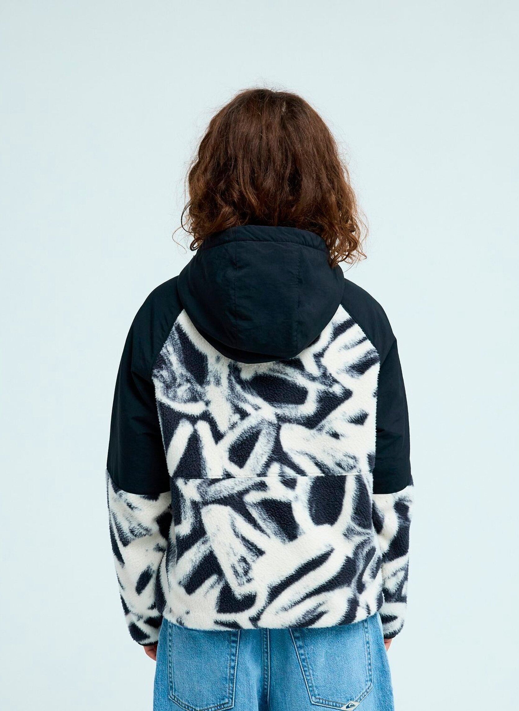 Fleece truien Hawkwings jongens marine Quiksilver Fleece truien Hawkwings jongens marine BONE WHITE QS SPRAY CAN 64