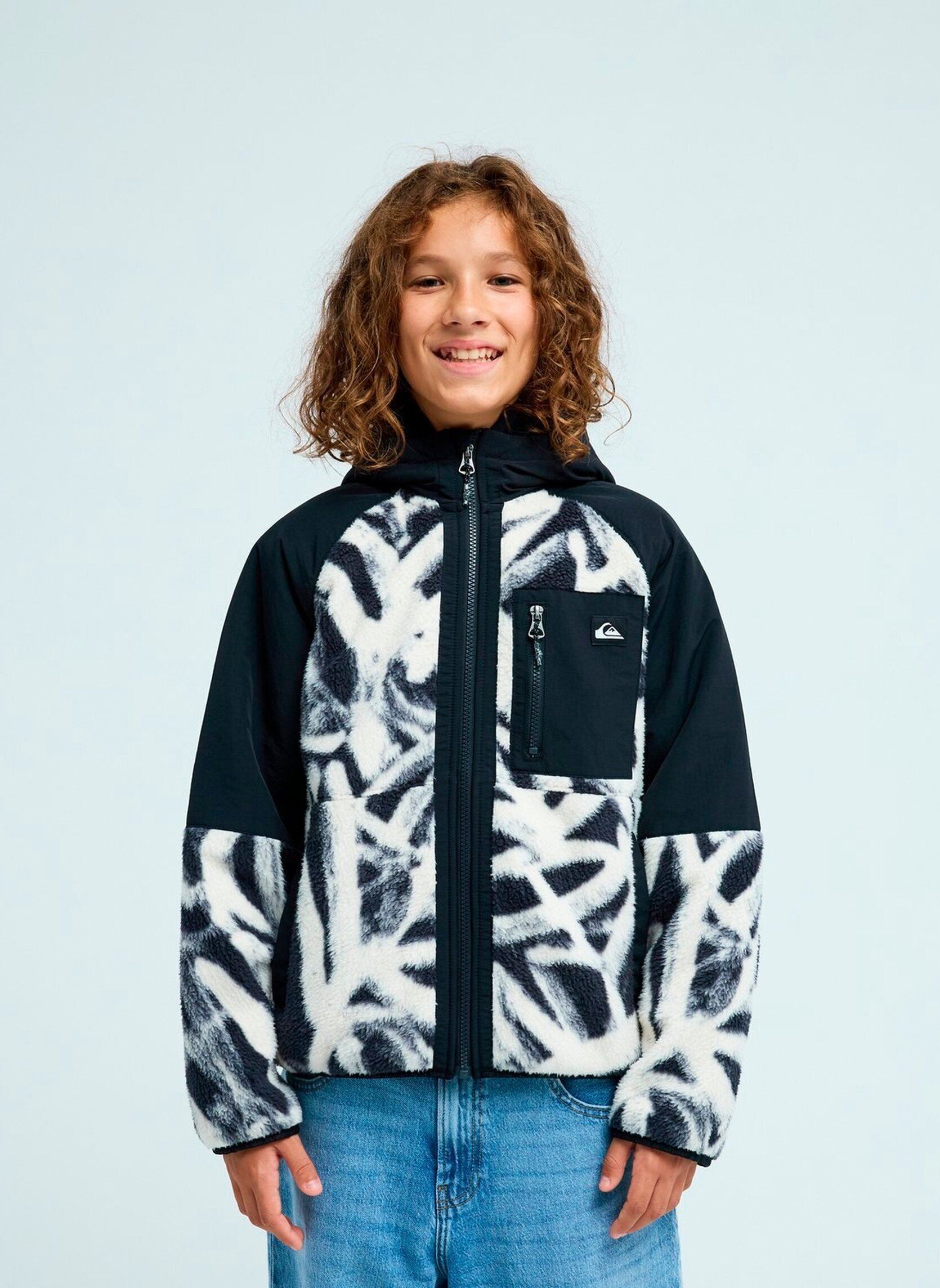 Fleece truien Hawkwings jongens marine Quiksilver Fleece truien Hawkwings jongens marine BONE WHITE QS SPRAY CAN 64