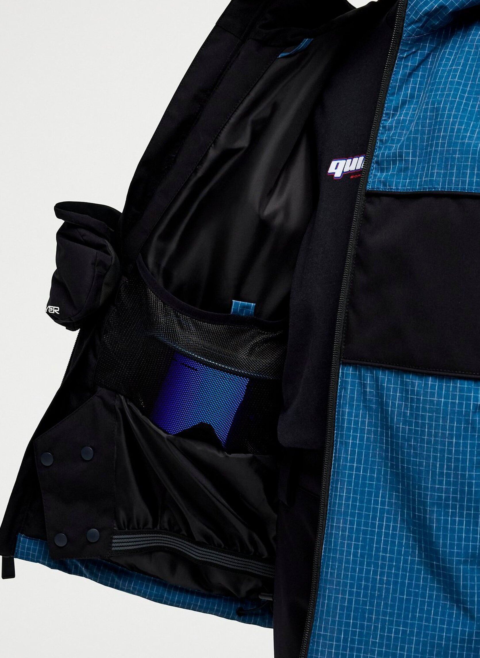 Gewatteerde jassen High In The Hoo jongens blauw Quiksilver Gewatteerde jassen High In The Hoo jongens blauw DARK DENIM