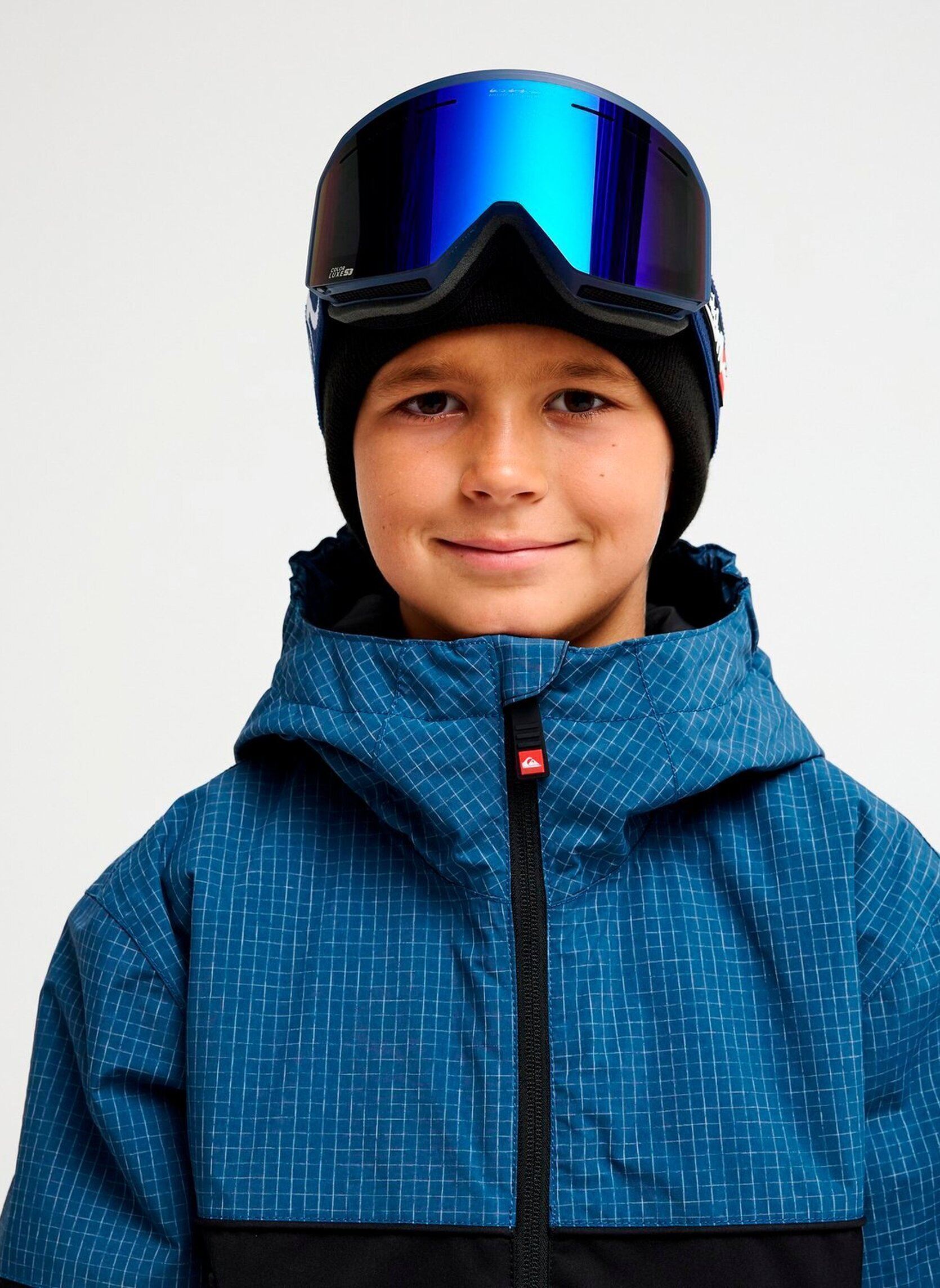 Gewatteerde jassen High In The Hoo jongens blauw Quiksilver Gewatteerde jassen High In The Hoo jongens blauw DARK DENIM