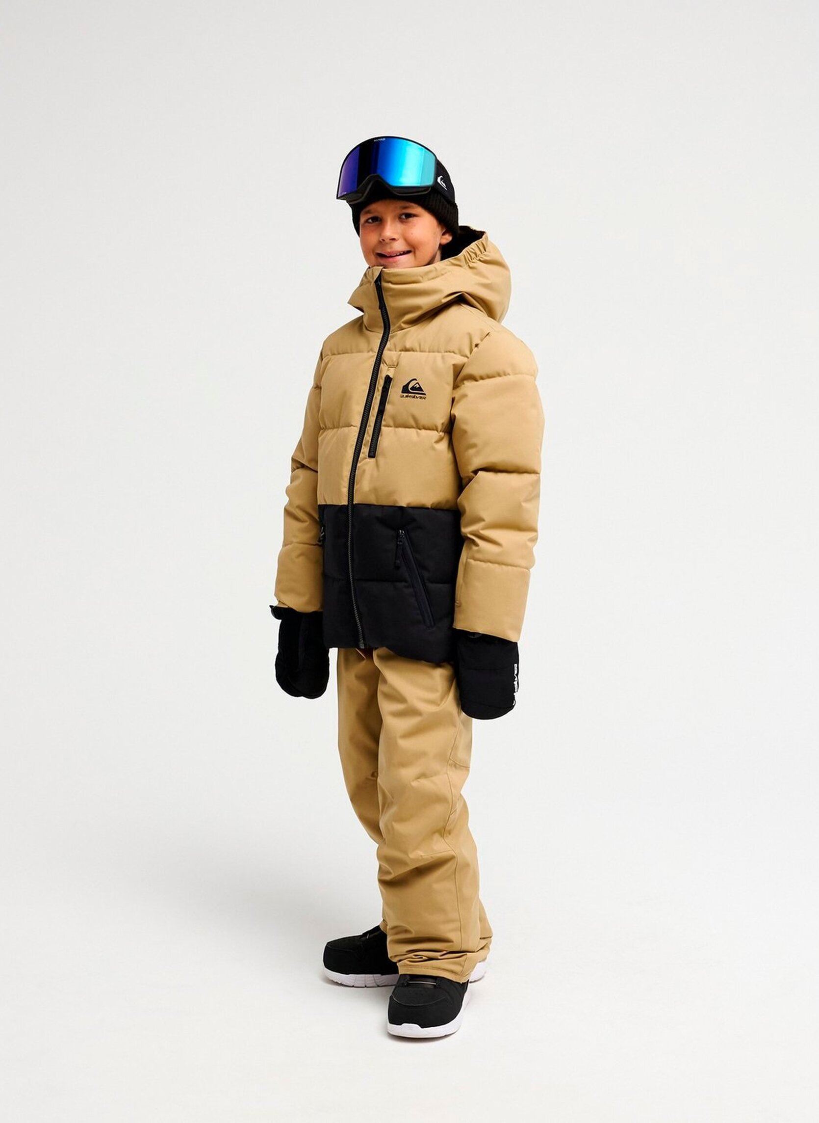 Gewatteerde jassen Highland Yth jongens beige Quiksilver Gewatteerde jassen Highland Yth jongens beige KELP