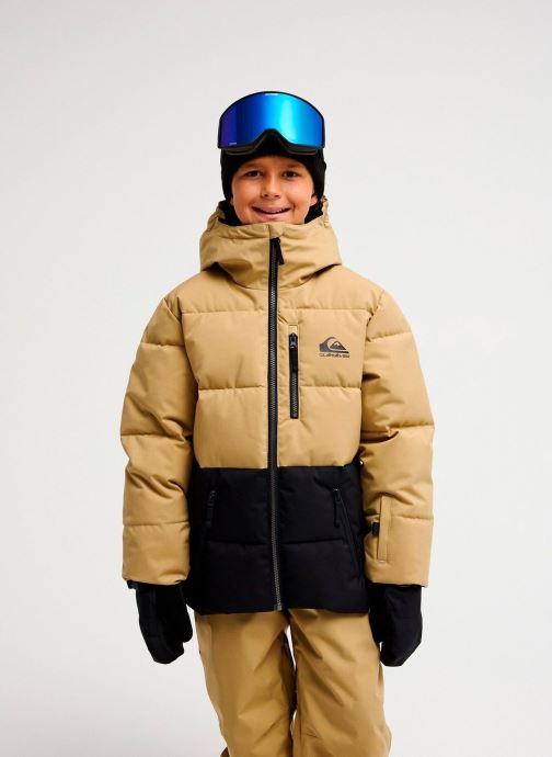 Quiksilver Gewatteerde jassen Highland Yth jongens beige