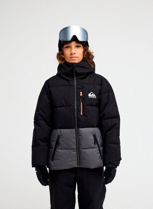 Quiksilver Gewatteerde jassen Highland Yth jongens zwart