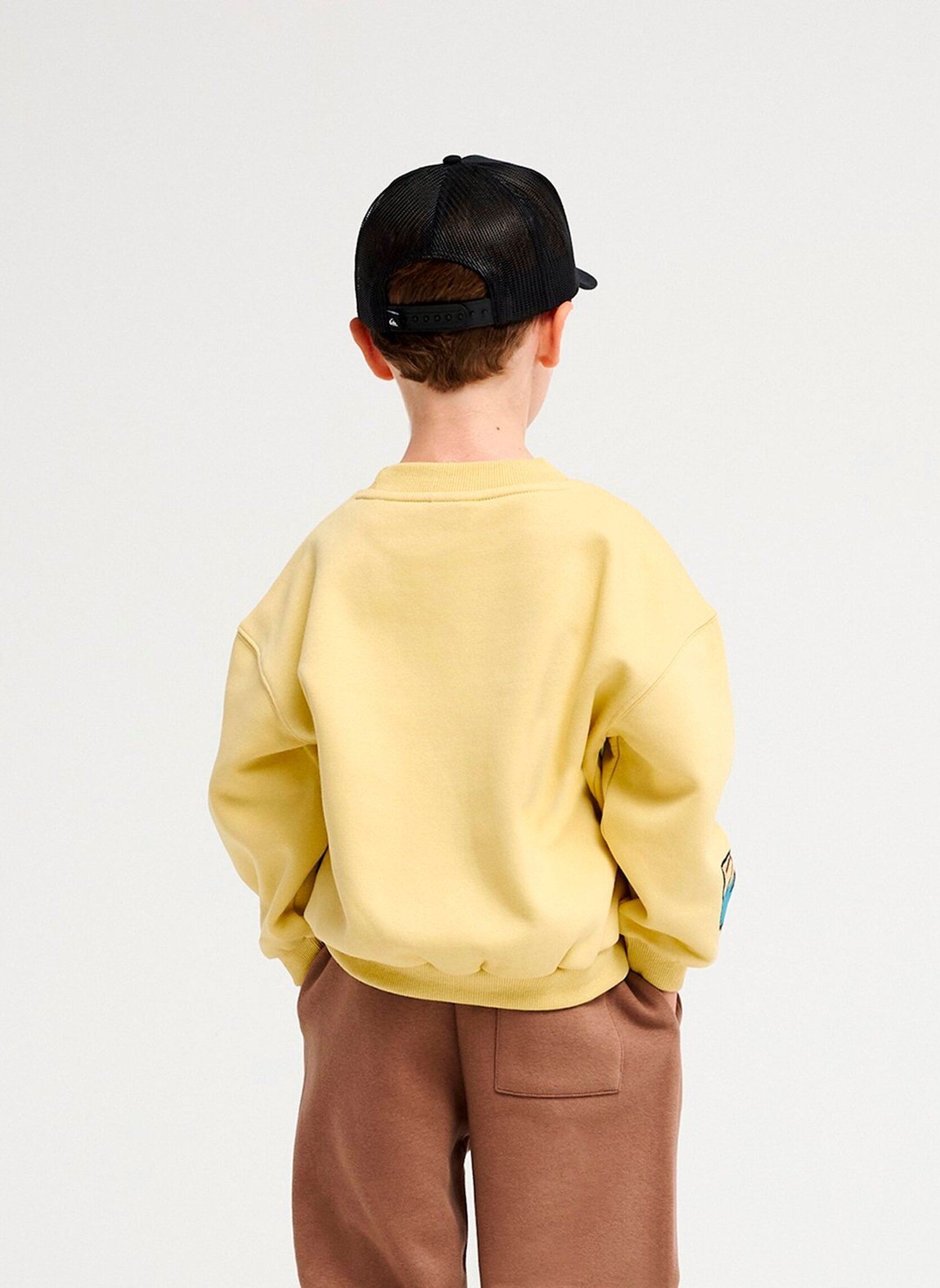 Sweats Hippie Jump Crb garçon jaune Quiksilver Sweats Hippie Jump Crb garçon jaune STRAW