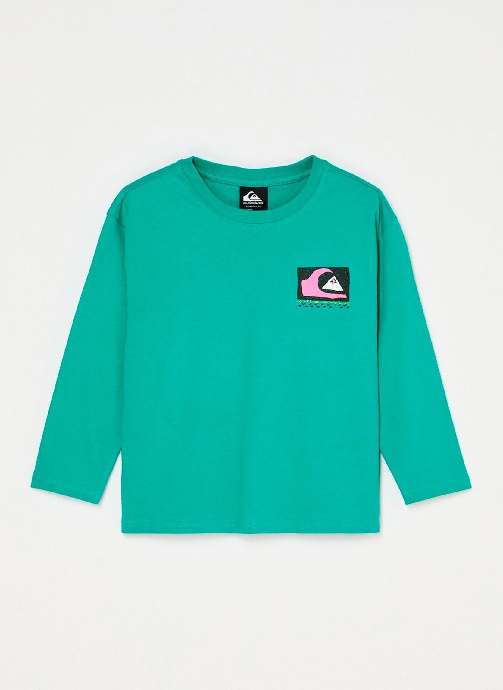 Tee-shirts Kingpin Ls Tee garçon vert Quiksilver Tee-shirts Kingpin Ls Tee garçon vert DEEP GREEN