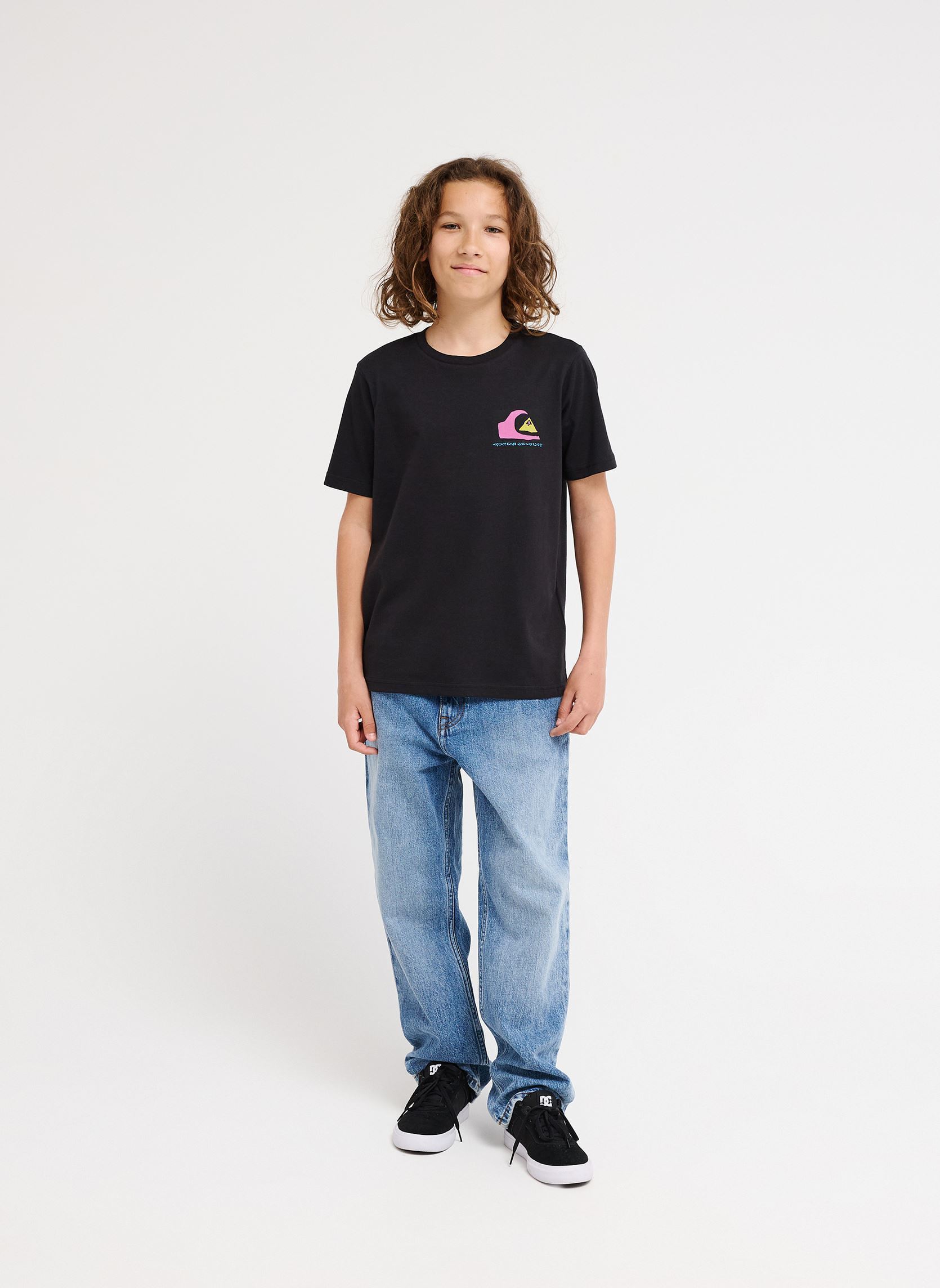 T-Shirts Kingpin Ss jungen schwarz Quiksilver T-Shirts Kingpin Ss jungen schwarz BLACK