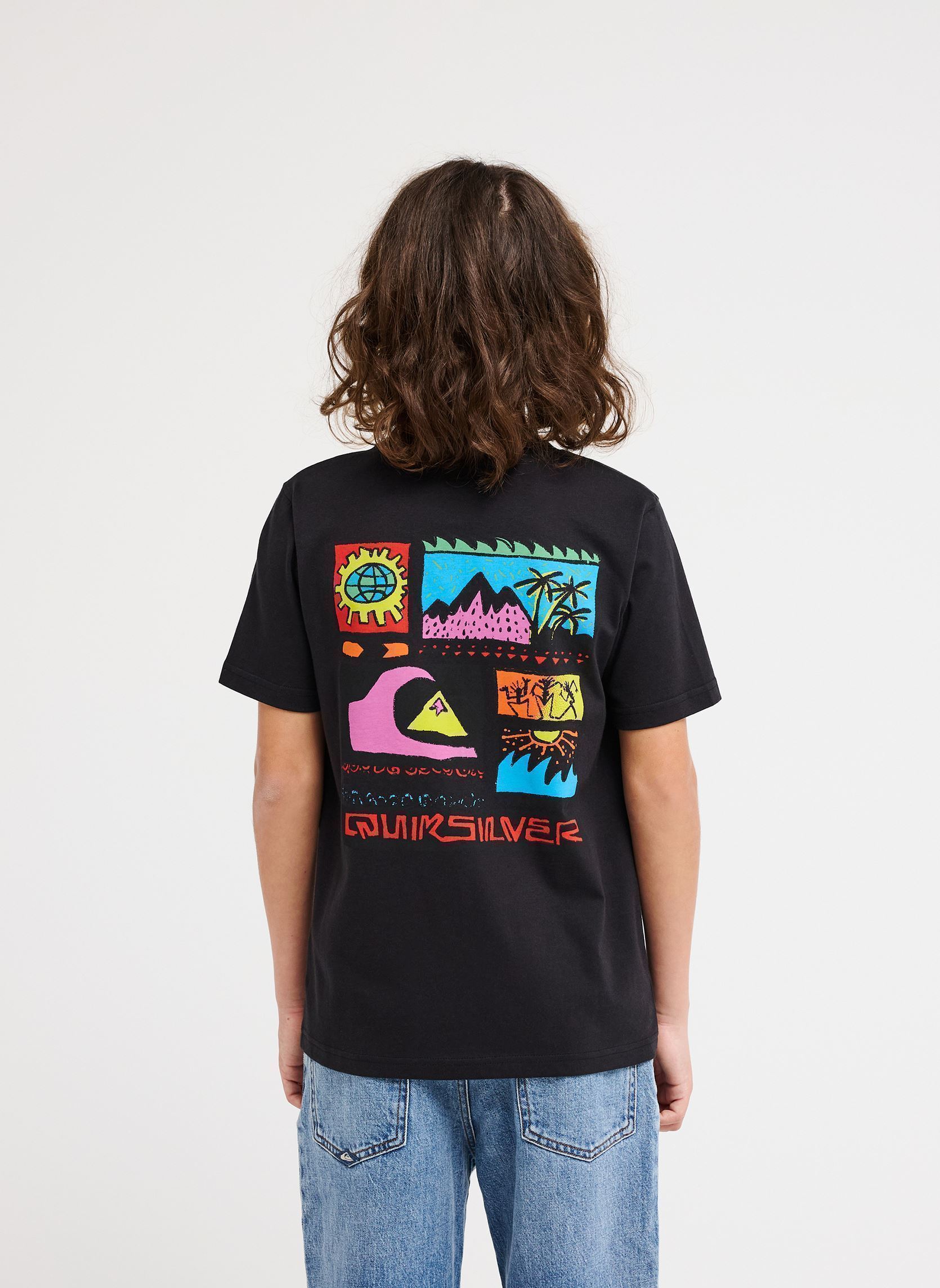T-Shirts Kingpin Ss jungen schwarz Quiksilver T-Shirts Kingpin Ss jungen schwarz BLACK