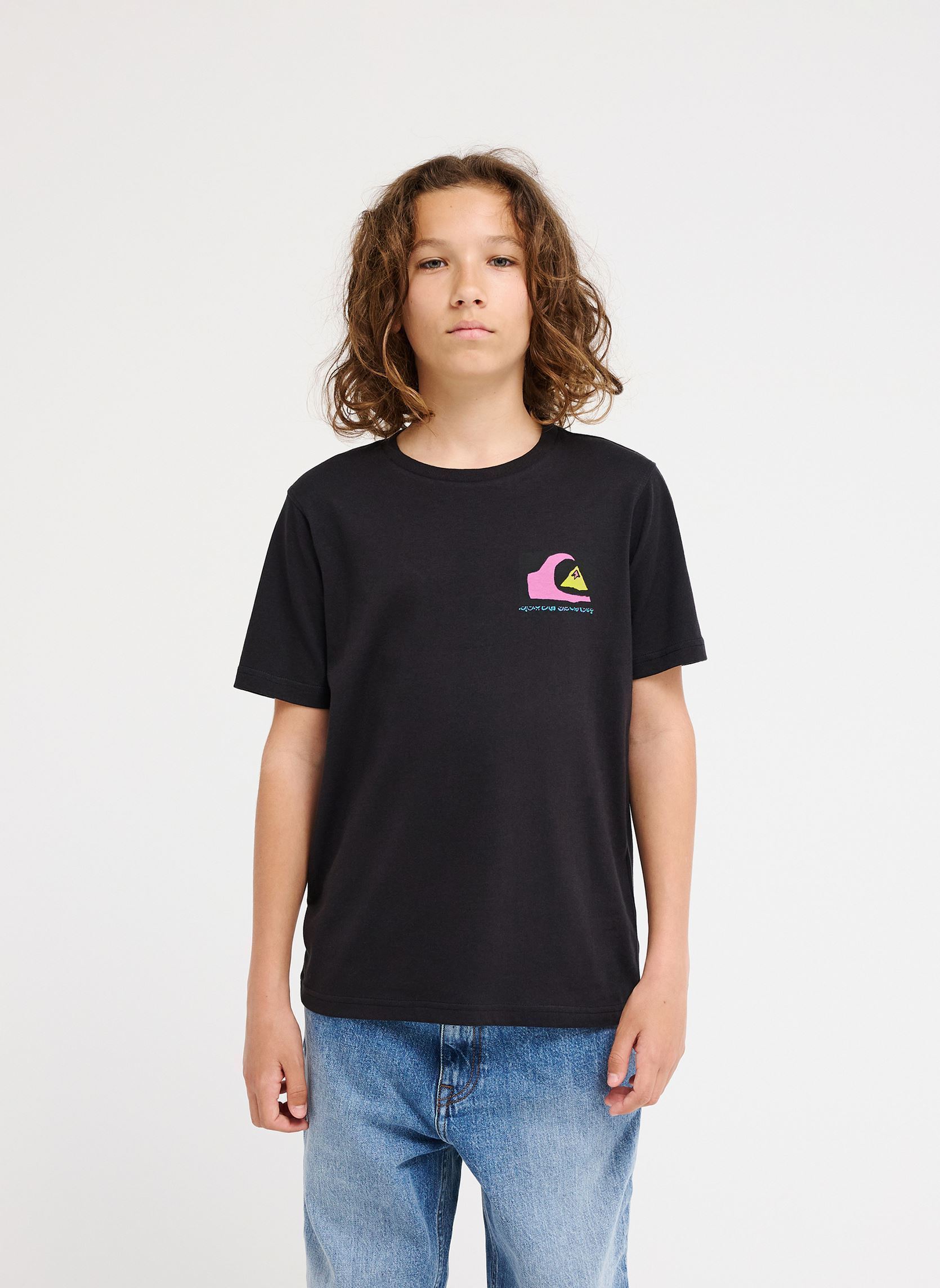 T-Shirts Kingpin Ss jungen schwarz Quiksilver T-Shirts Kingpin Ss jungen schwarz BLACK