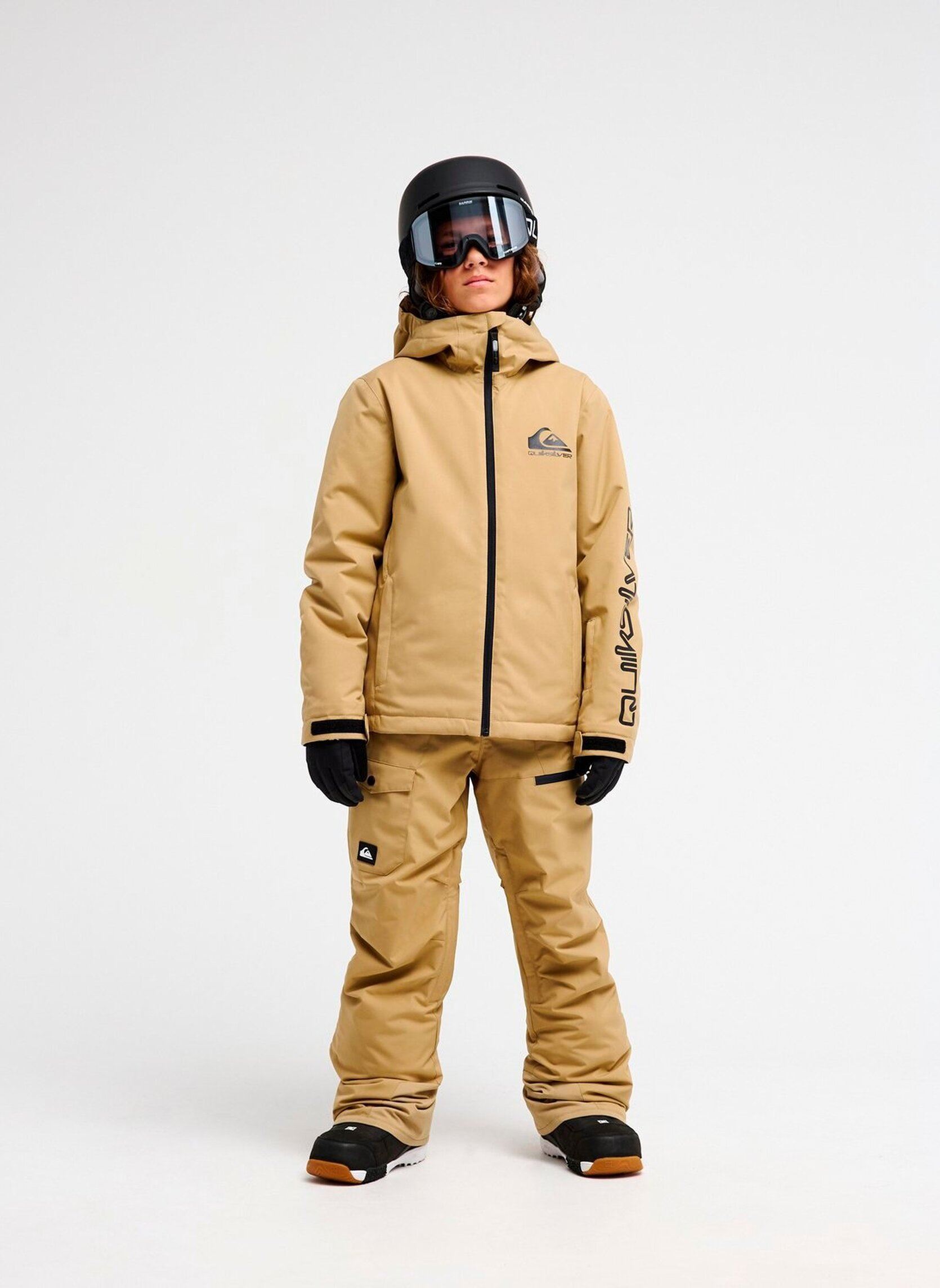 Gewatteerde jassen Mission Solid Y jongens beige Quiksilver Gewatteerde jassen Mission Solid Y jongens beige KELP