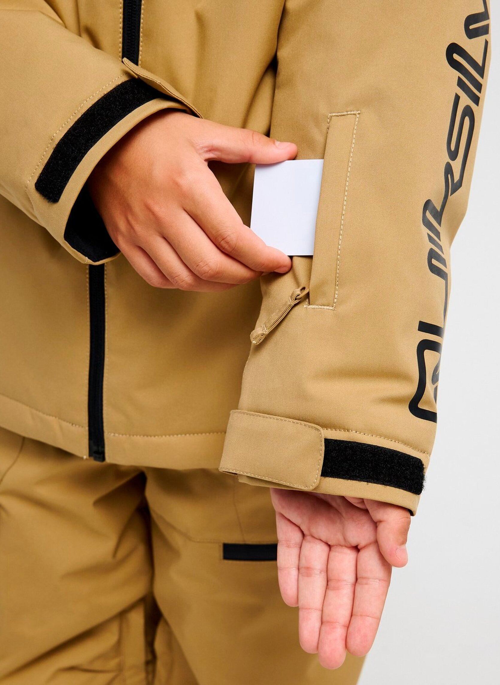 Gewatteerde jassen Mission Solid Y jongens beige Quiksilver Gewatteerde jassen Mission Solid Y jongens beige KELP