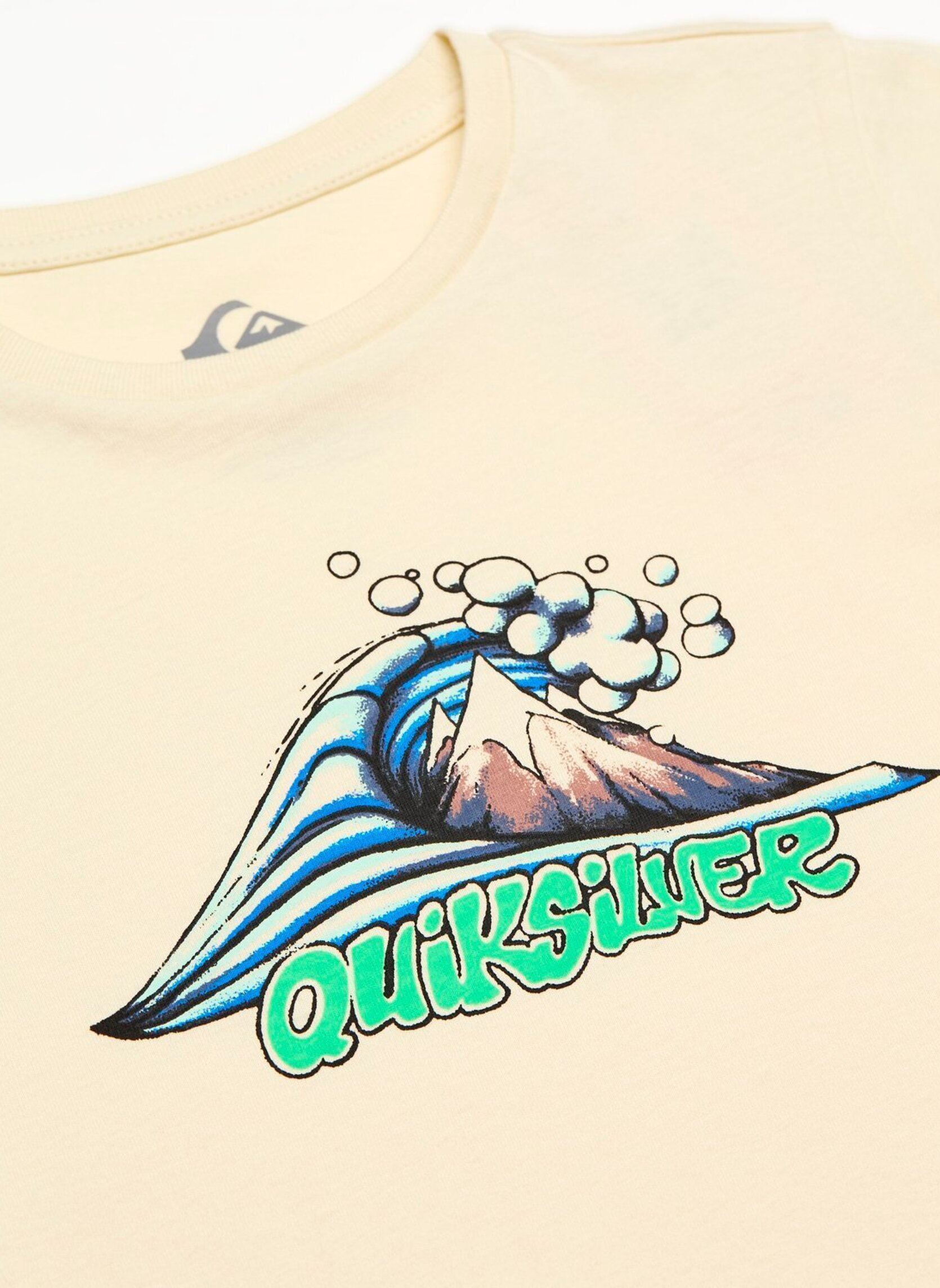 Tee-shirts Mtb&Wave Ss garçon blanc Quiksilver Tee-shirts Mtb&Wave Ss garçon blanc BONE WHITE