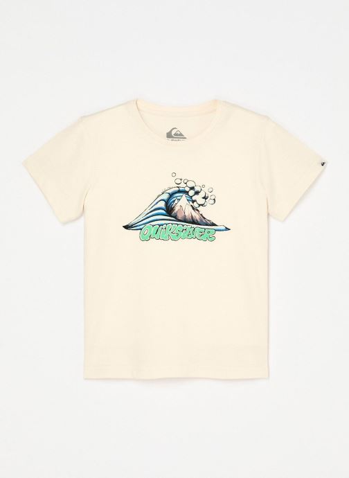 Quiksilver Tee-shirts Mtb&Wave Ss garçon blanc