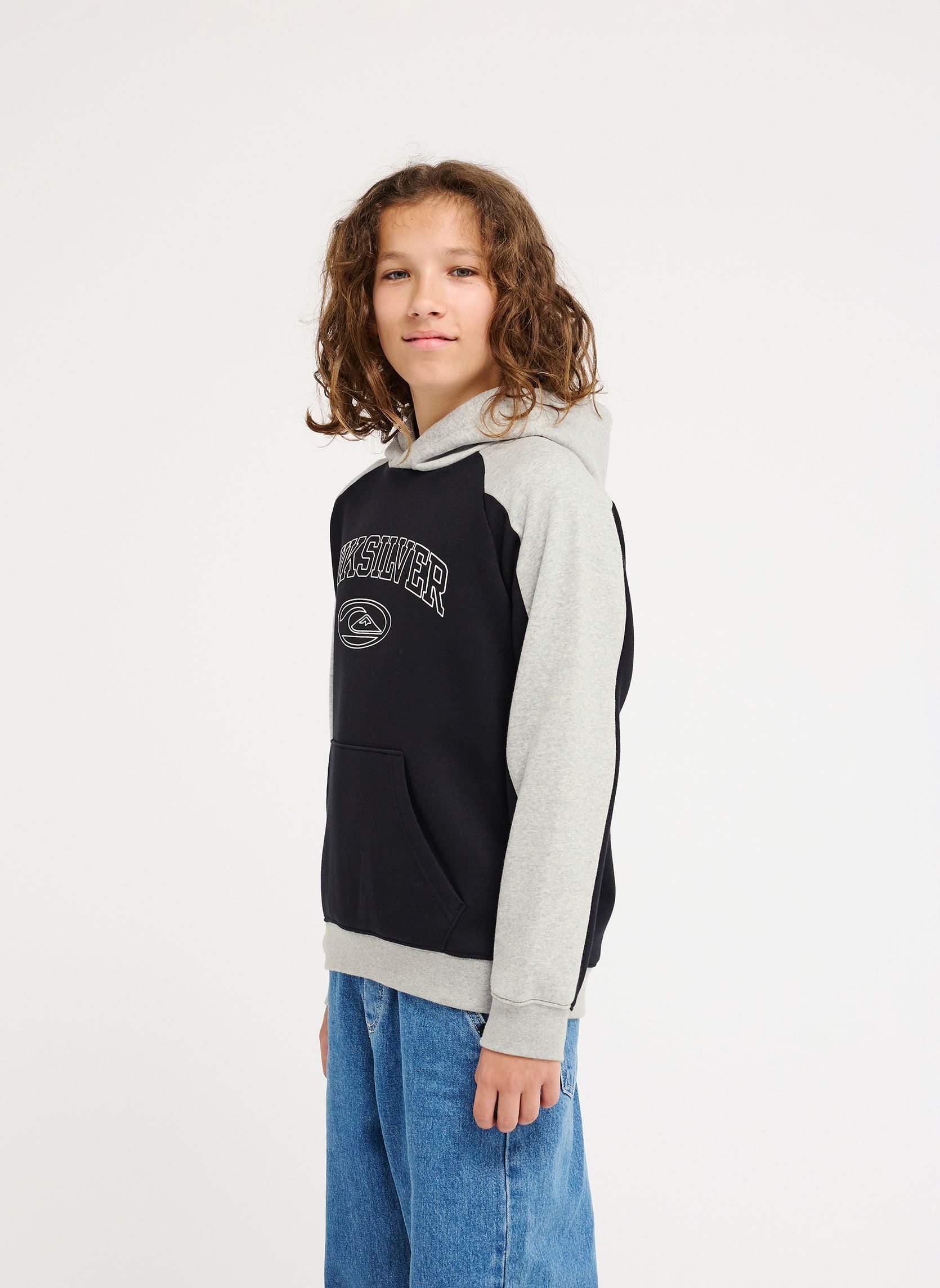 Sweatshirts No Teacher Hood jungen schwarz Quiksilver Sweatshirts No Teacher Hood jungen schwarz BLACK