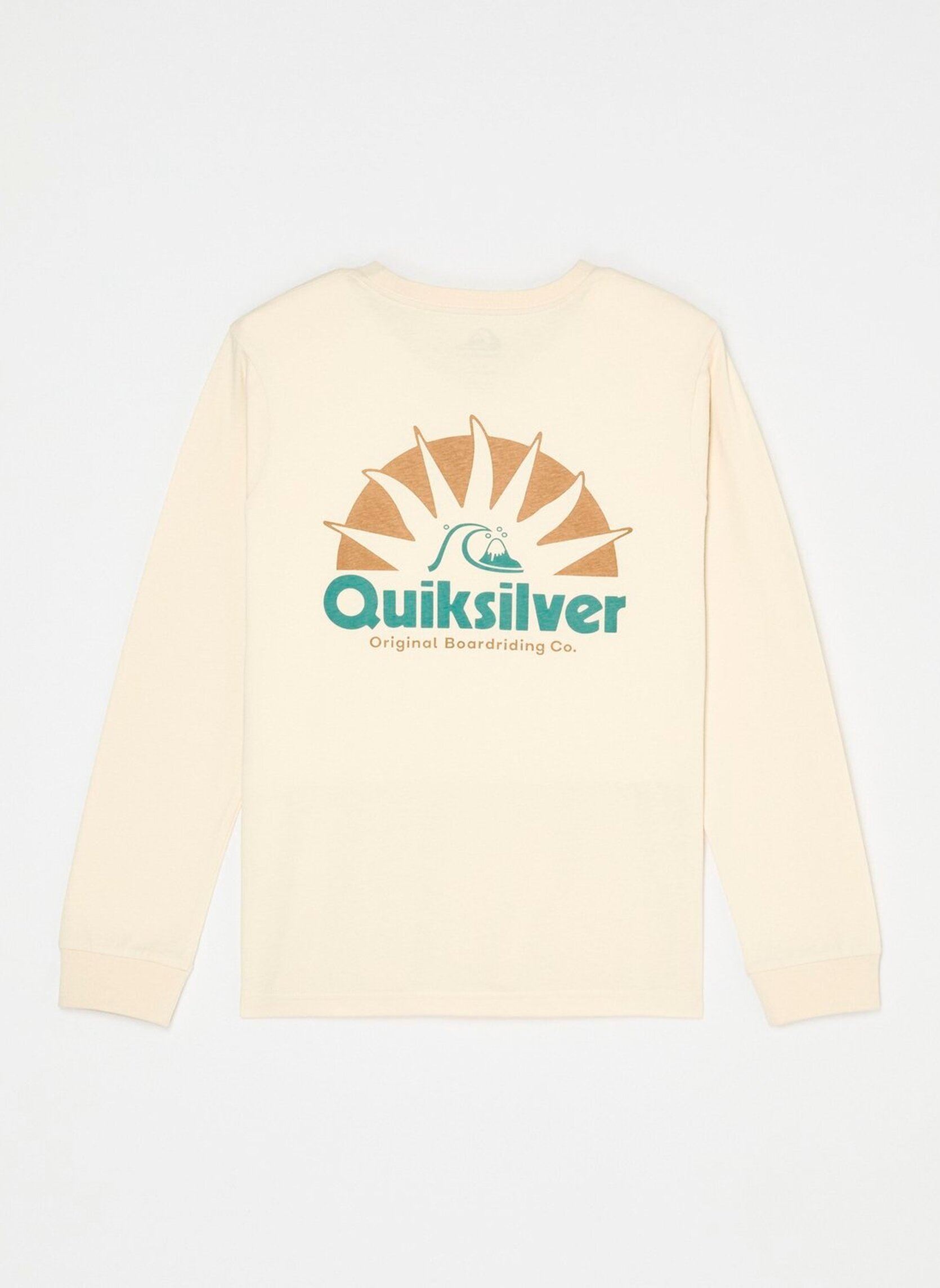 T-Shirts Rays Ls Y jungen weiß Quiksilver T-Shirts Rays Ls Y jungen weiß BONE WHITE