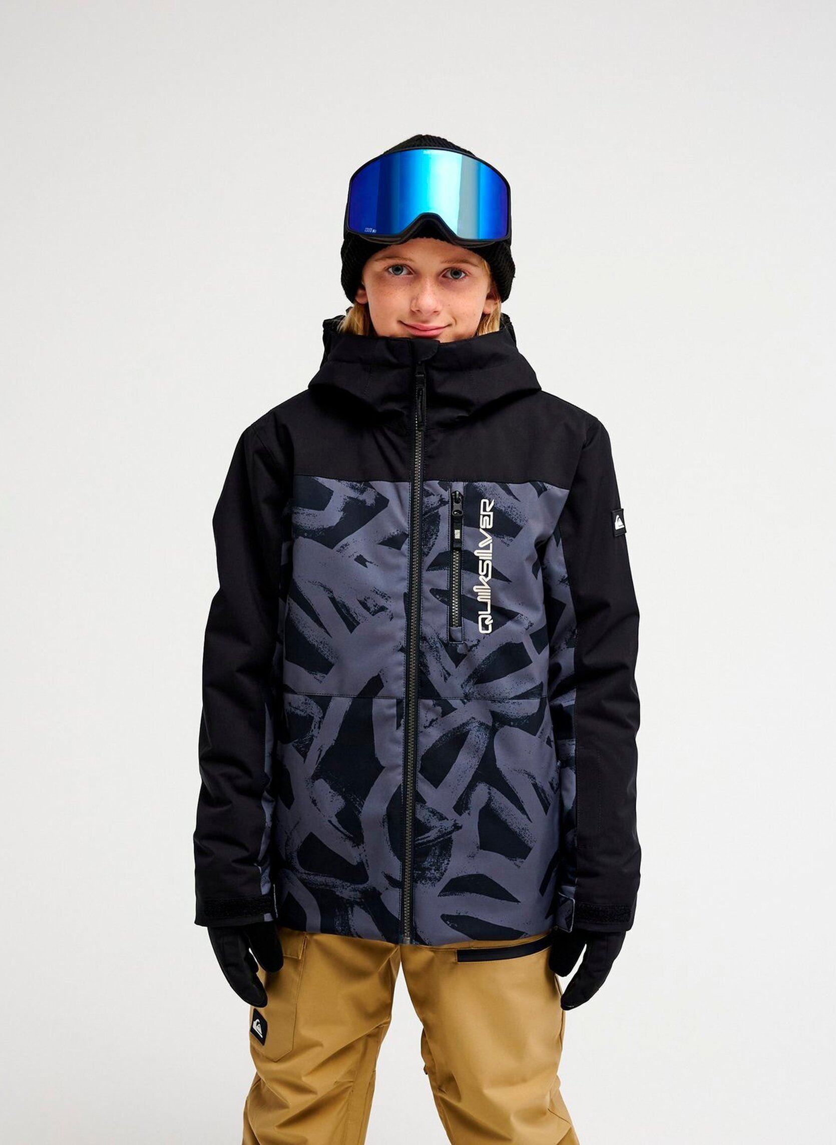 Gewatteerde jassen Sycamore Youth jongens grijs Quiksilver Gewatteerde jassen Sycamore Youth jongens grijs SPRAY CAN IRONGATE