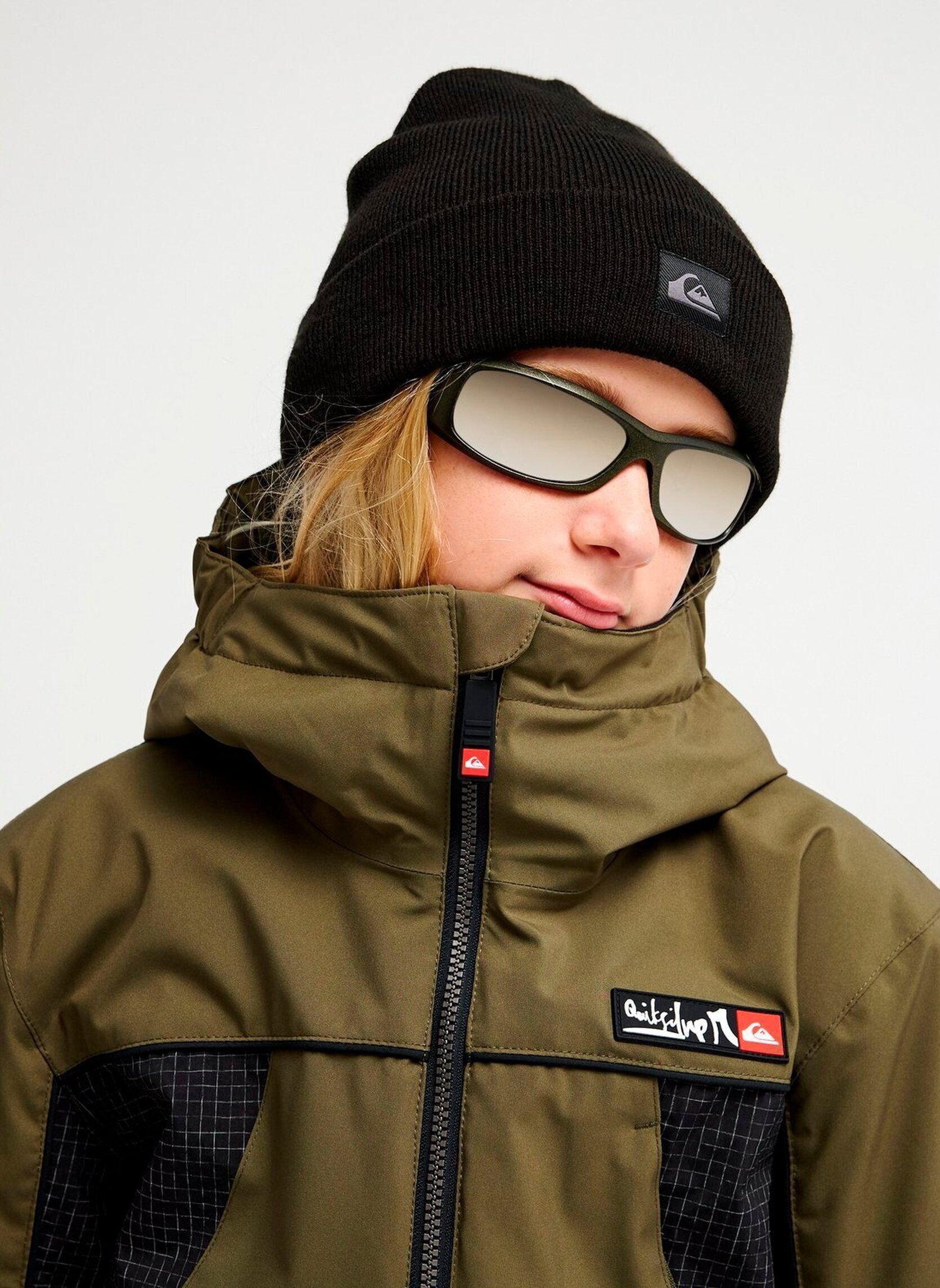 Gewatteerde jassen Young Guns 20K jongens groen Quiksilver Gewatteerde jassen Young Guns 20K jongens groen GRAPE LEAF