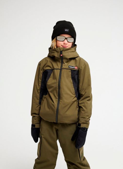 Quiksilver Gewatteerde jassen Young Guns 20K jongens groen