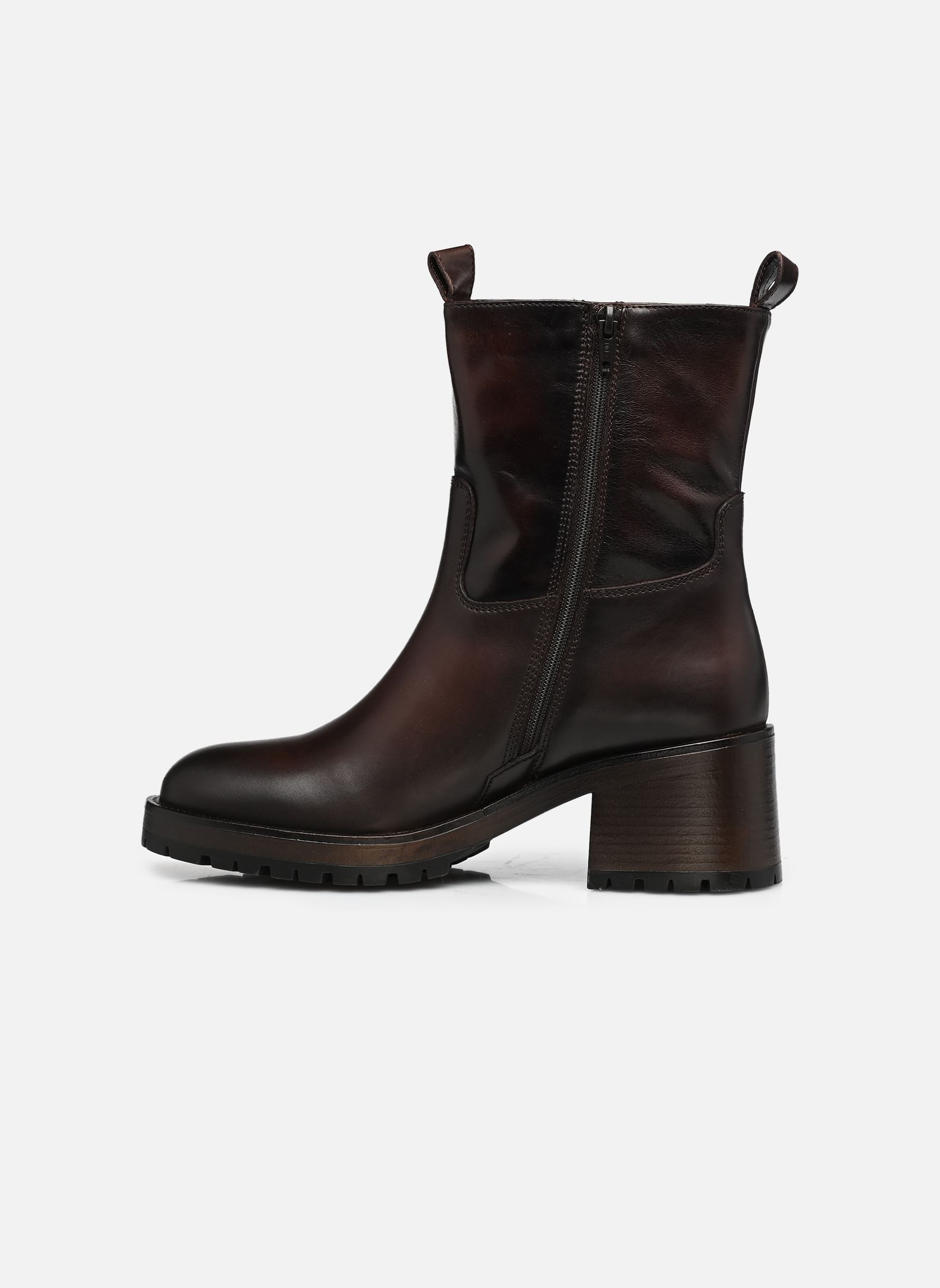 Bottines et boots OTTAVIA femme marron JB Martin Bottines et boots OTTAVIA femme marron VEAU ROCK CHOCOLAT