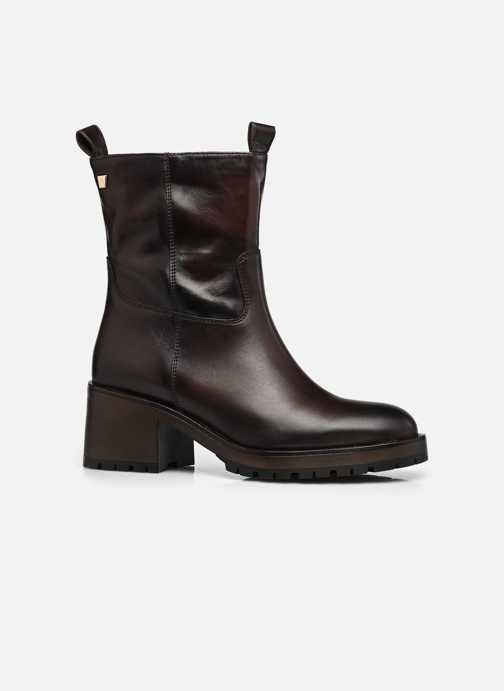 Bottines et boots OTTAVIA femme marron JB Martin Bottines et boots OTTAVIA femme marron VEAU ROCK CHOCOLAT