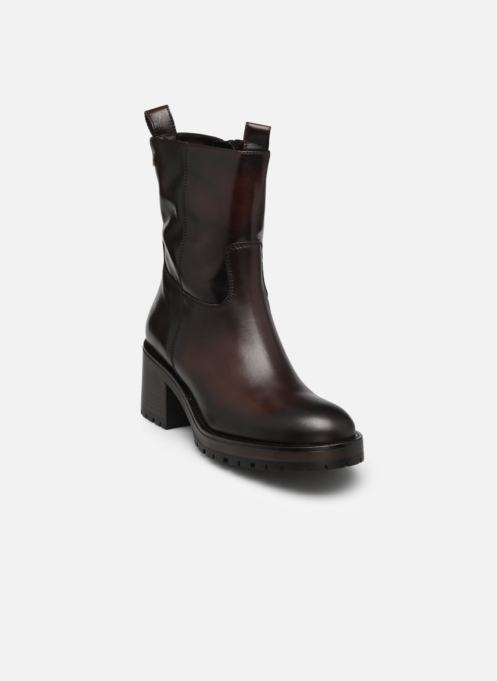 Bottines et boots OTTAVIA femme marron JB Martin Bottines et boots OTTAVIA femme marron VEAU ROCK CHOCOLAT