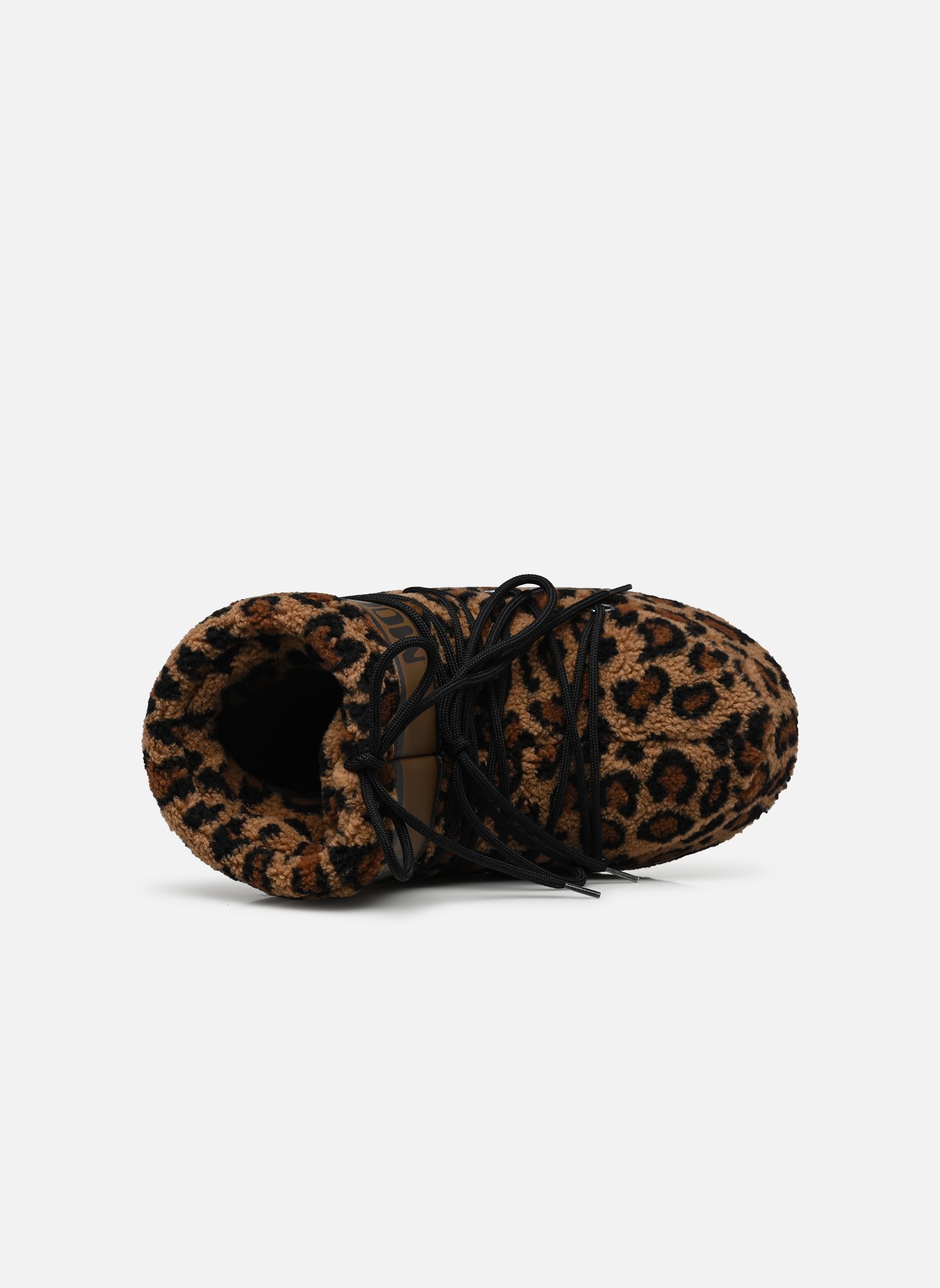Bottes de neige MB ICON LOW FLEECE LEOPARD femme marron Moon Boot Bottes de neige MB ICON LOW FLEECE LEOPARD femme marron COGNAC/COCOA