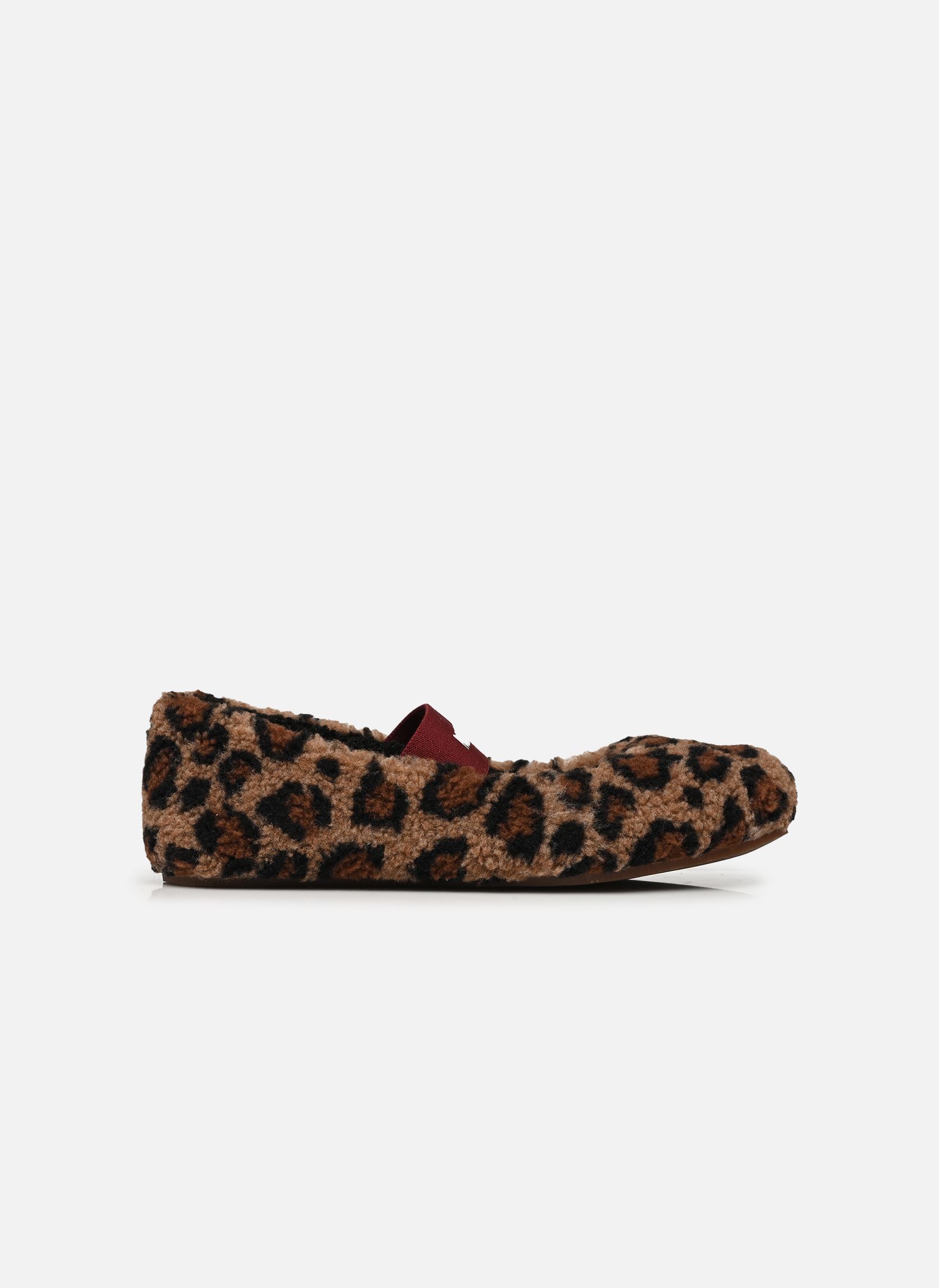 Ballerines MB FLEECE BALLERINA LEOPARD femme marron Moon Boot Ballerines MB FLEECE BALLERINA LEOPARD femme marron COGNAC/COCOA