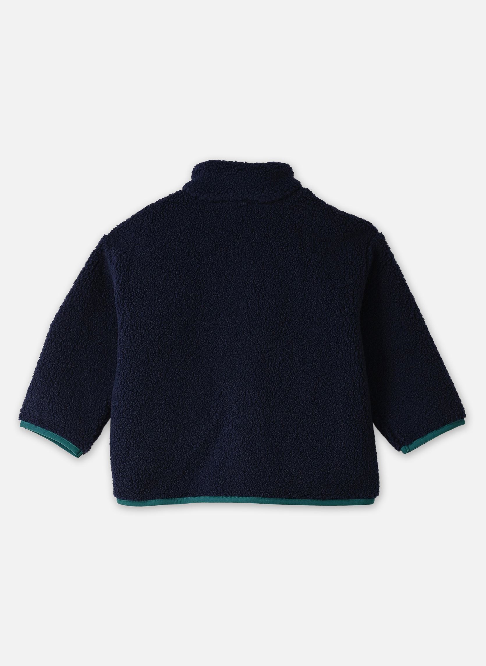 Vestes VESTE SHERPA garçon bleu Petit Bateau Vestes VESTE SHERPA garçon bleu SMOKING