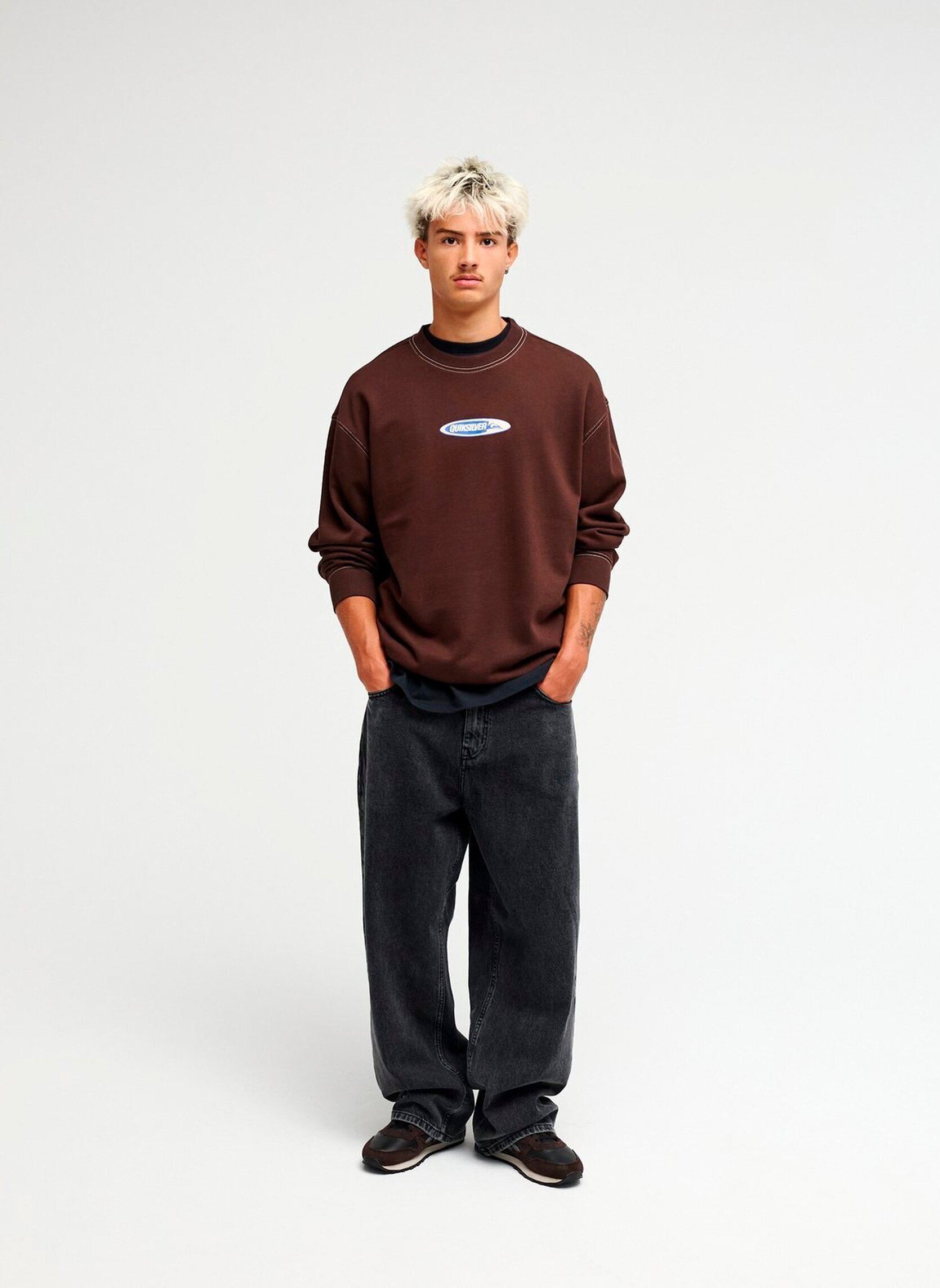 Sweatshirts Disk Crew herren braun Quiksilver Sweatshirts Disk Crew herren braun JAVA