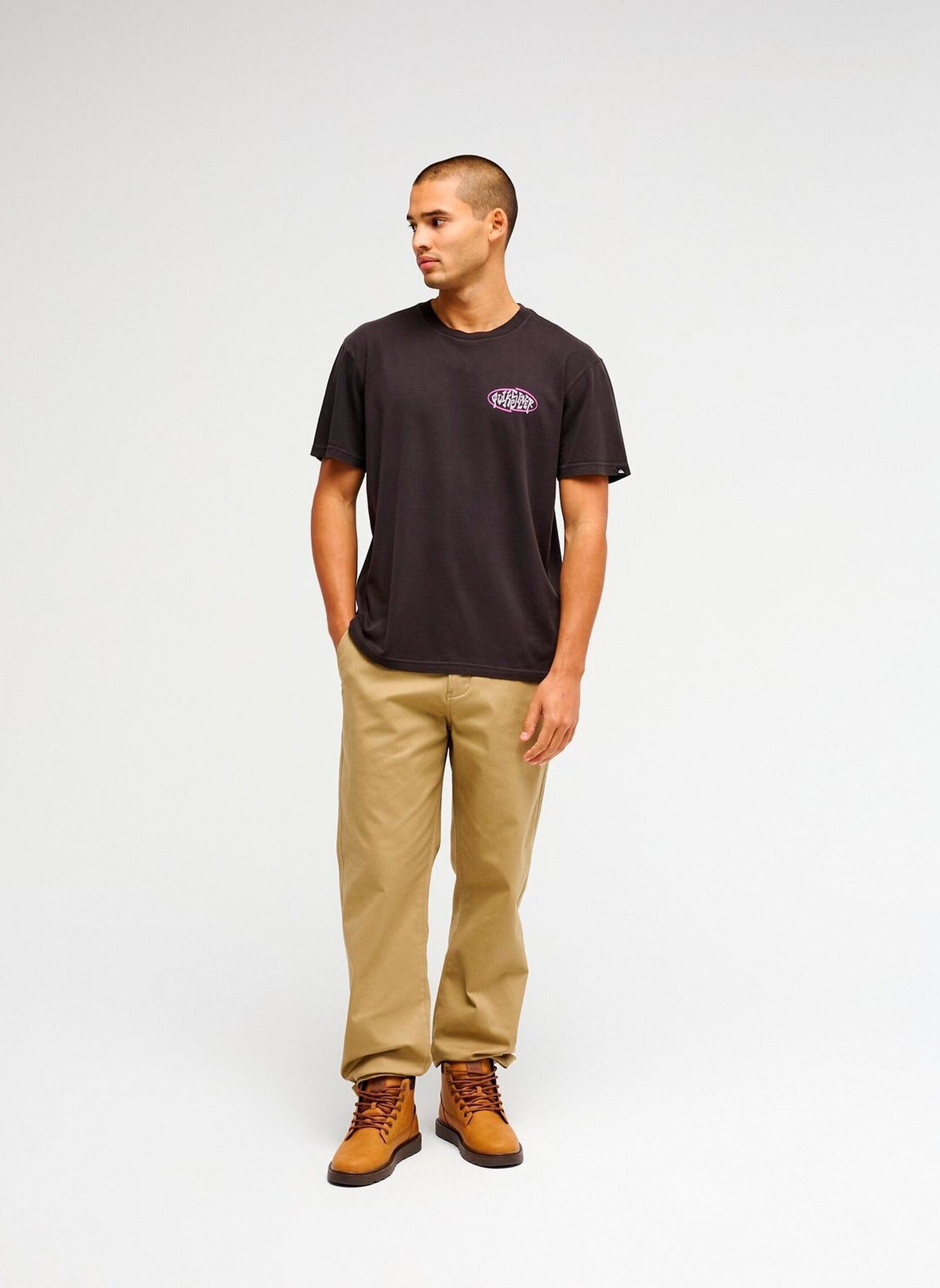Tee-shirts Eswell Squad Ss homme noir Quiksilver Tee-shirts Eswell Squad Ss homme noir TARMAC