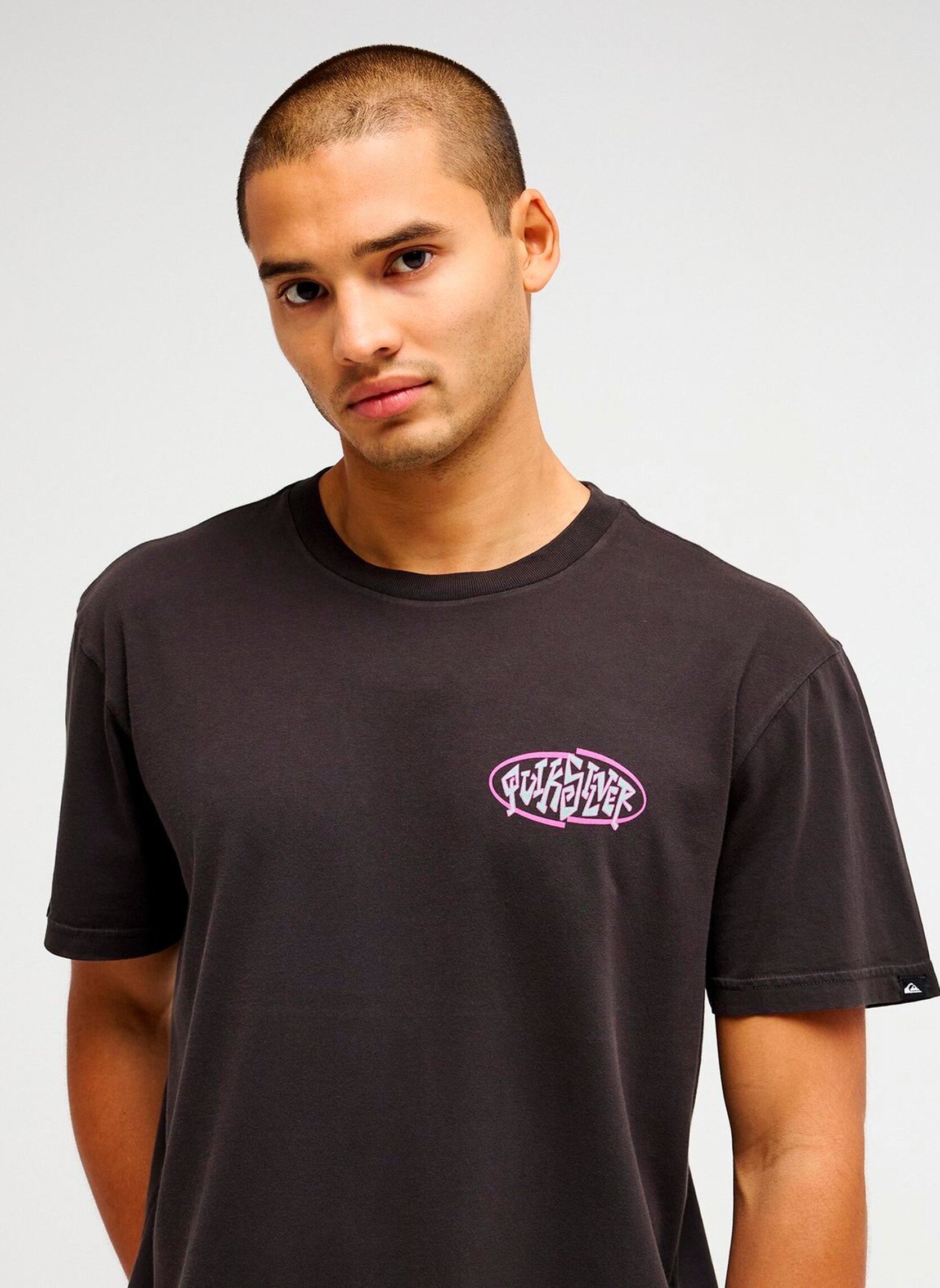 Tee-shirts Eswell Squad Ss homme noir Quiksilver Tee-shirts Eswell Squad Ss homme noir TARMAC