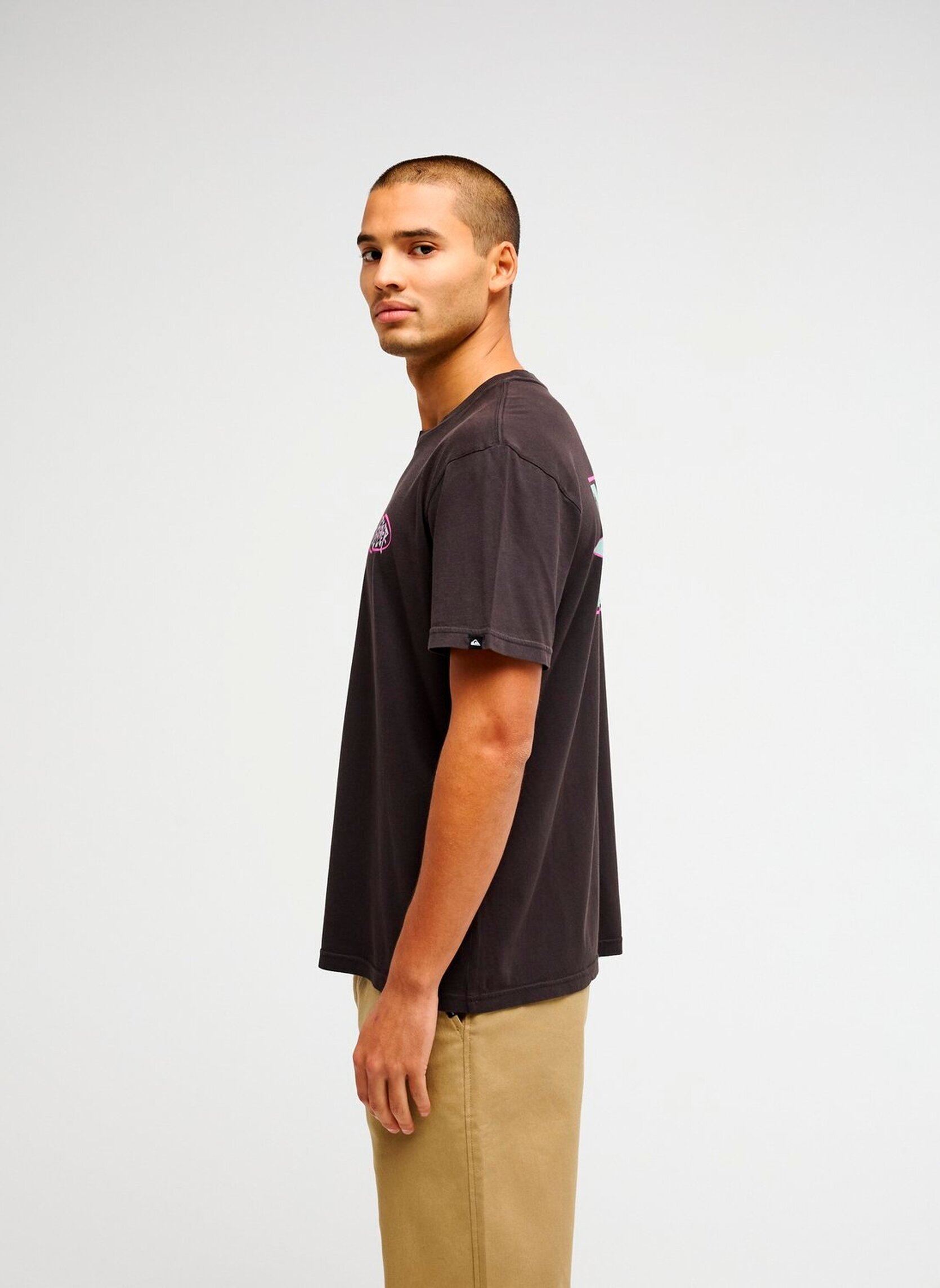 Tee-shirts Eswell Squad Ss homme noir Quiksilver Tee-shirts Eswell Squad Ss homme noir TARMAC