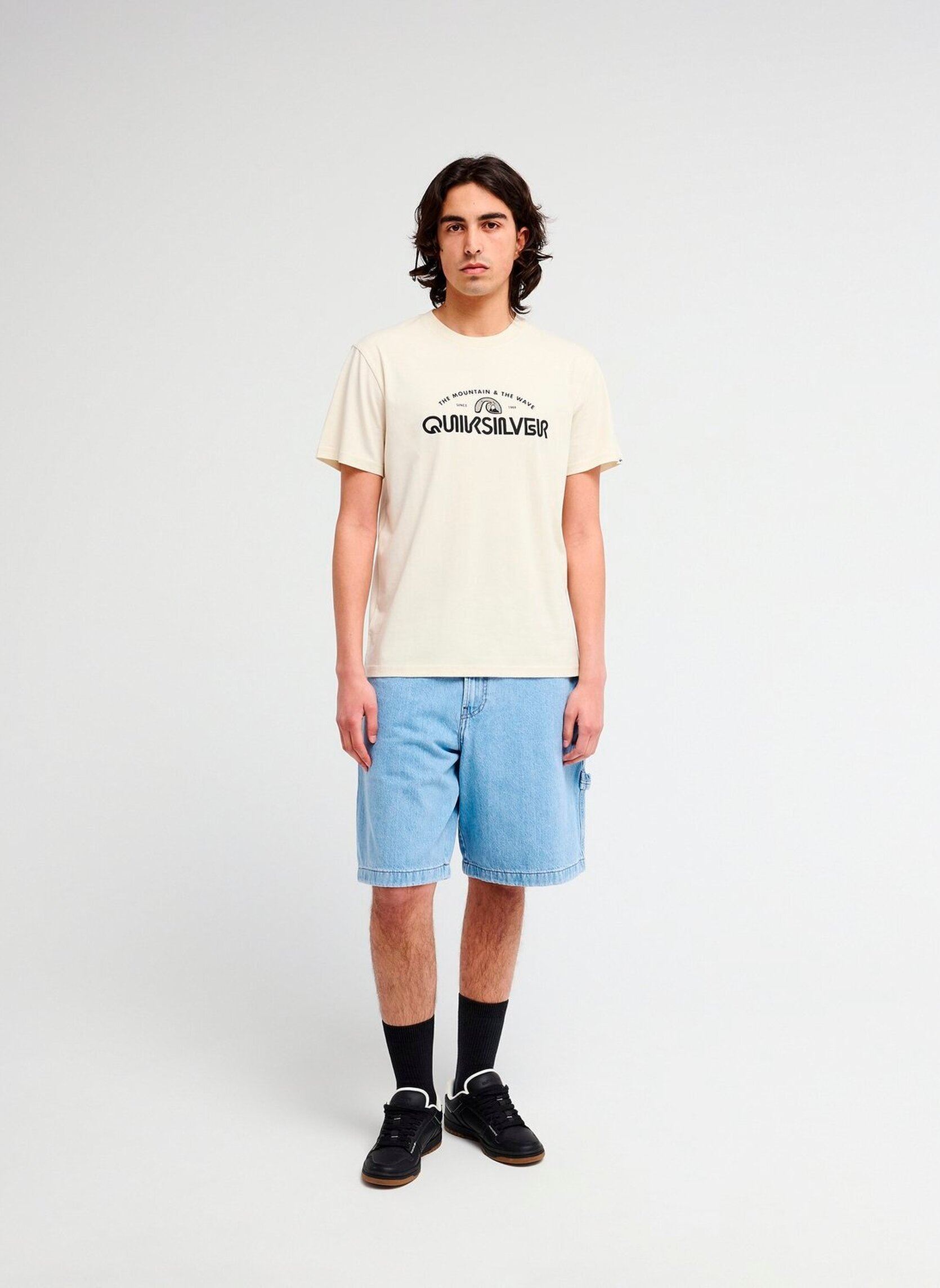 Tee-shirts Ev Vista Ss homme blanc Quiksilver Tee-shirts Ev Vista Ss homme blanc BONE WHITE