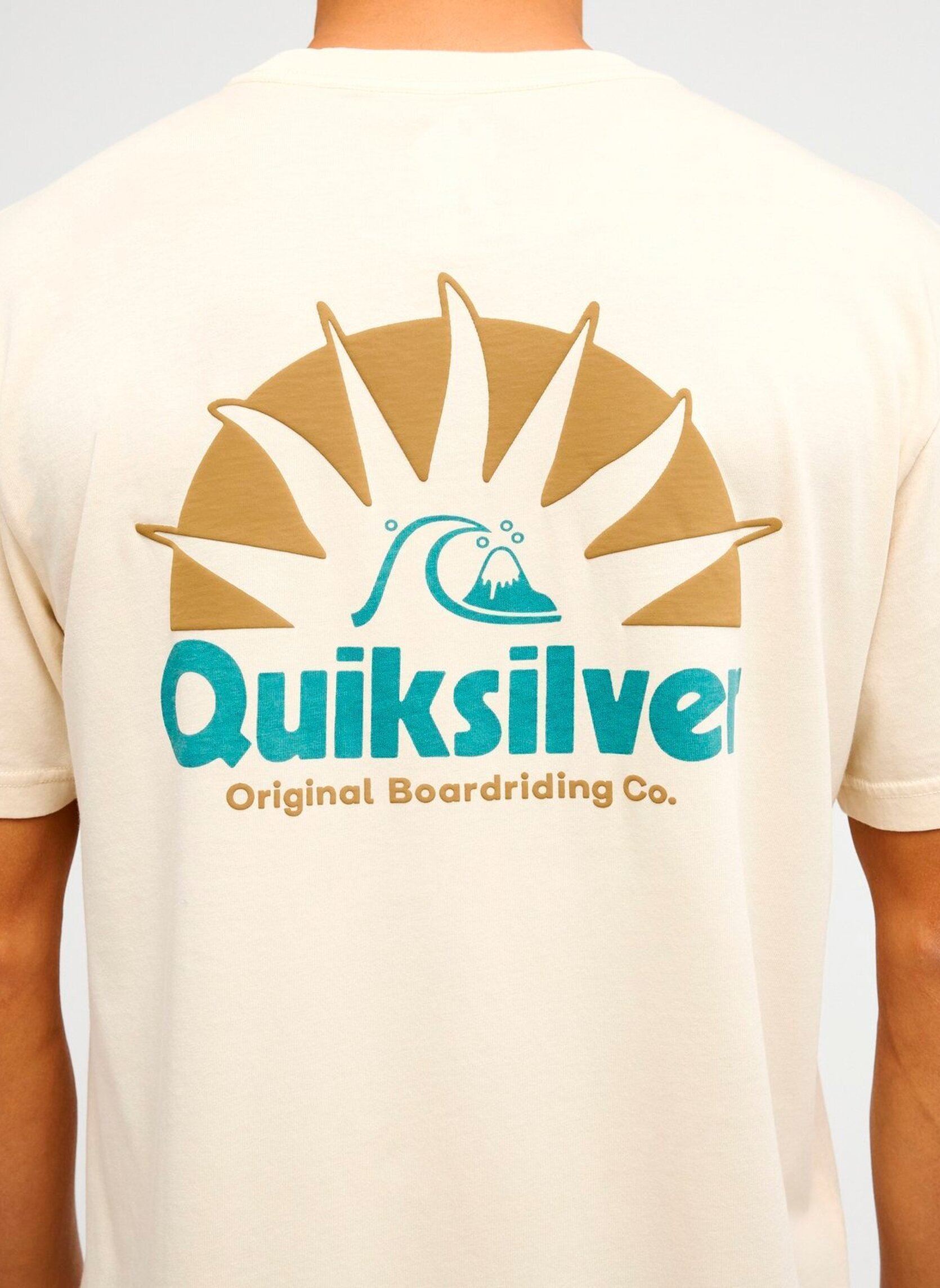 Tee-shirts Evo Rays Ss homme beige Quiksilver Tee-shirts Evo Rays Ss homme beige BONE WHITE