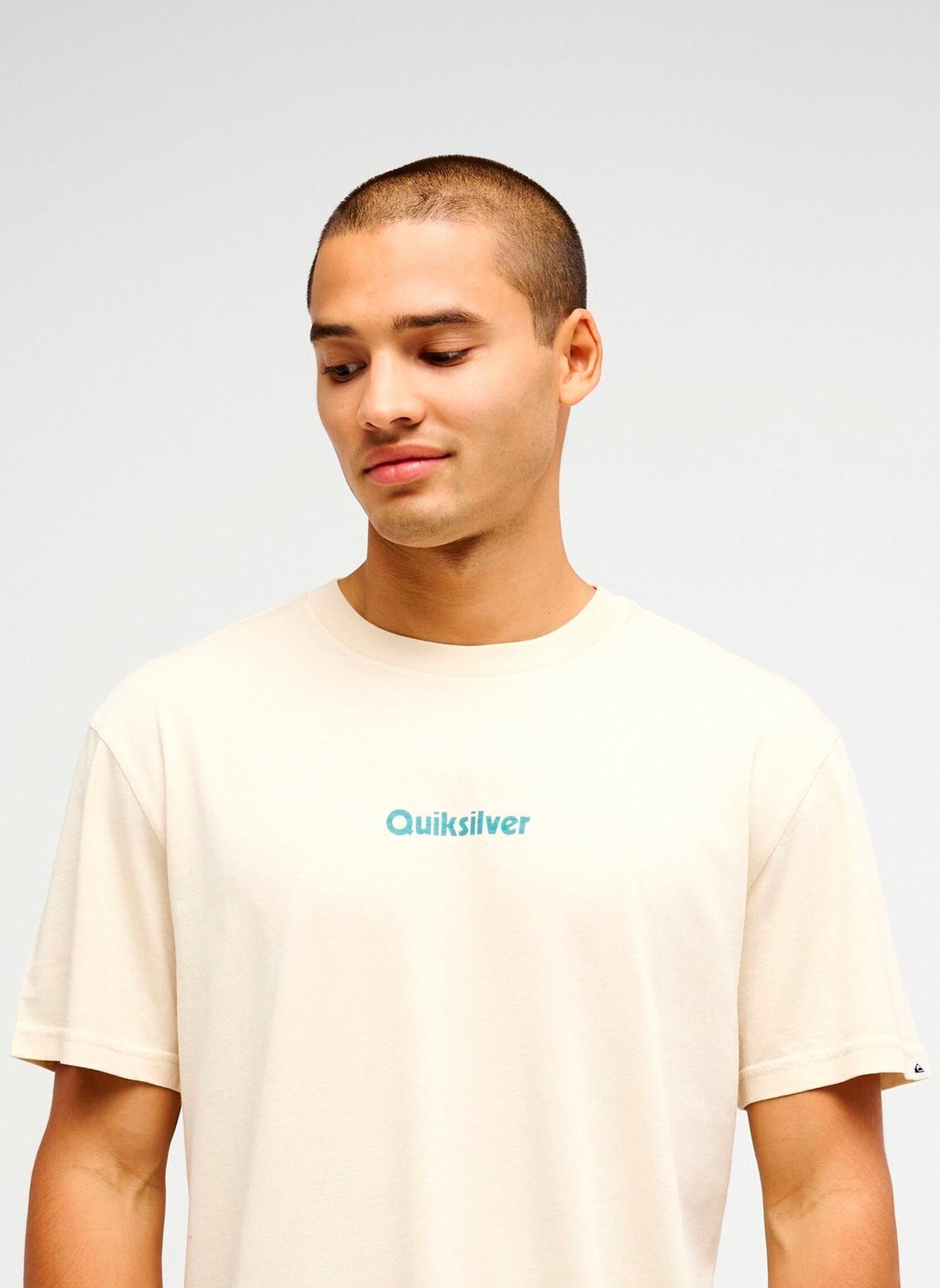 Tee-shirts Evo Rays Ss homme beige Quiksilver Tee-shirts Evo Rays Ss homme beige BONE WHITE