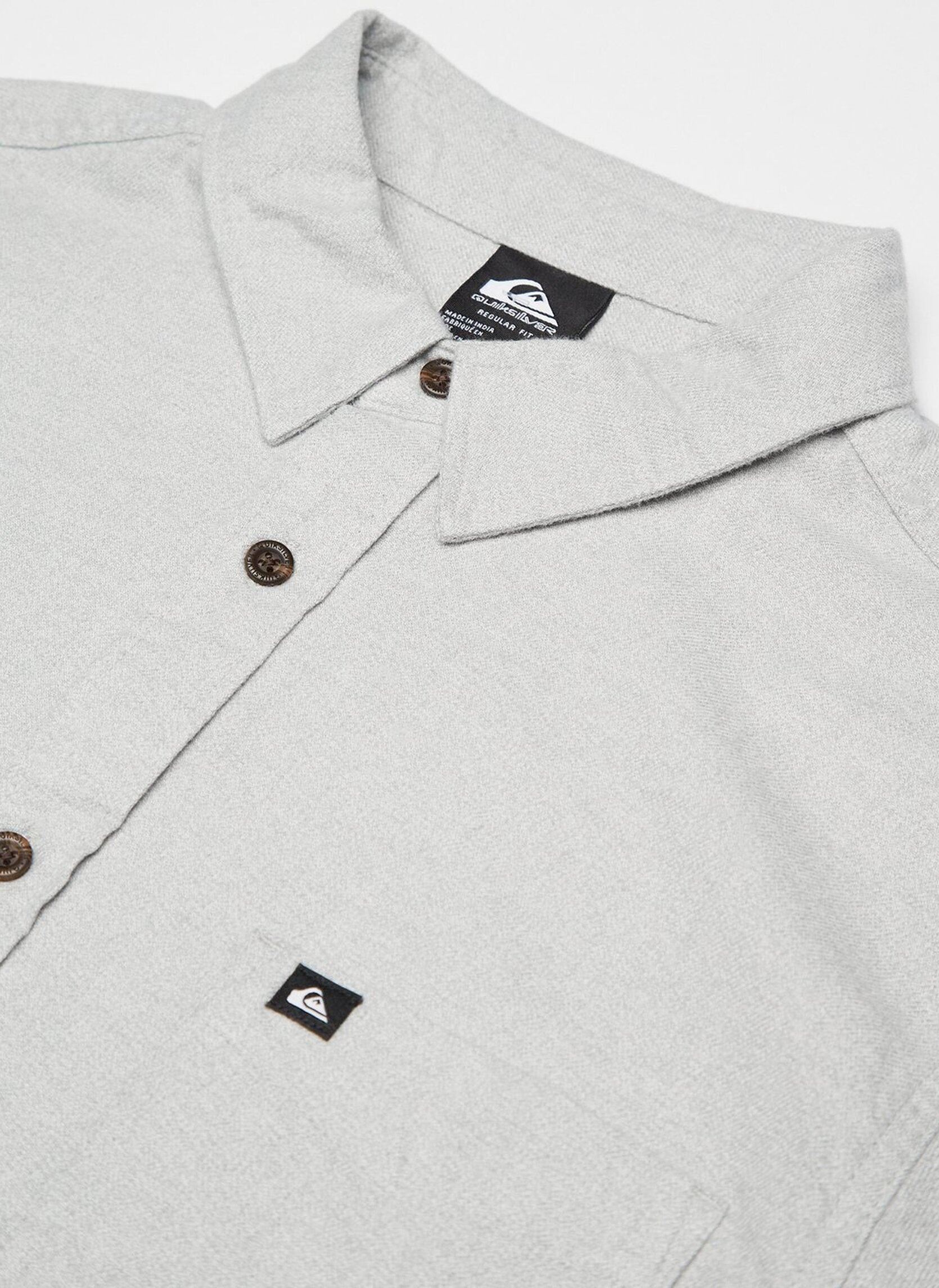 Chemises Motherf Heather homme gris Quiksilver Chemises Motherf Heather homme gris LIGHT GREY HEATHER