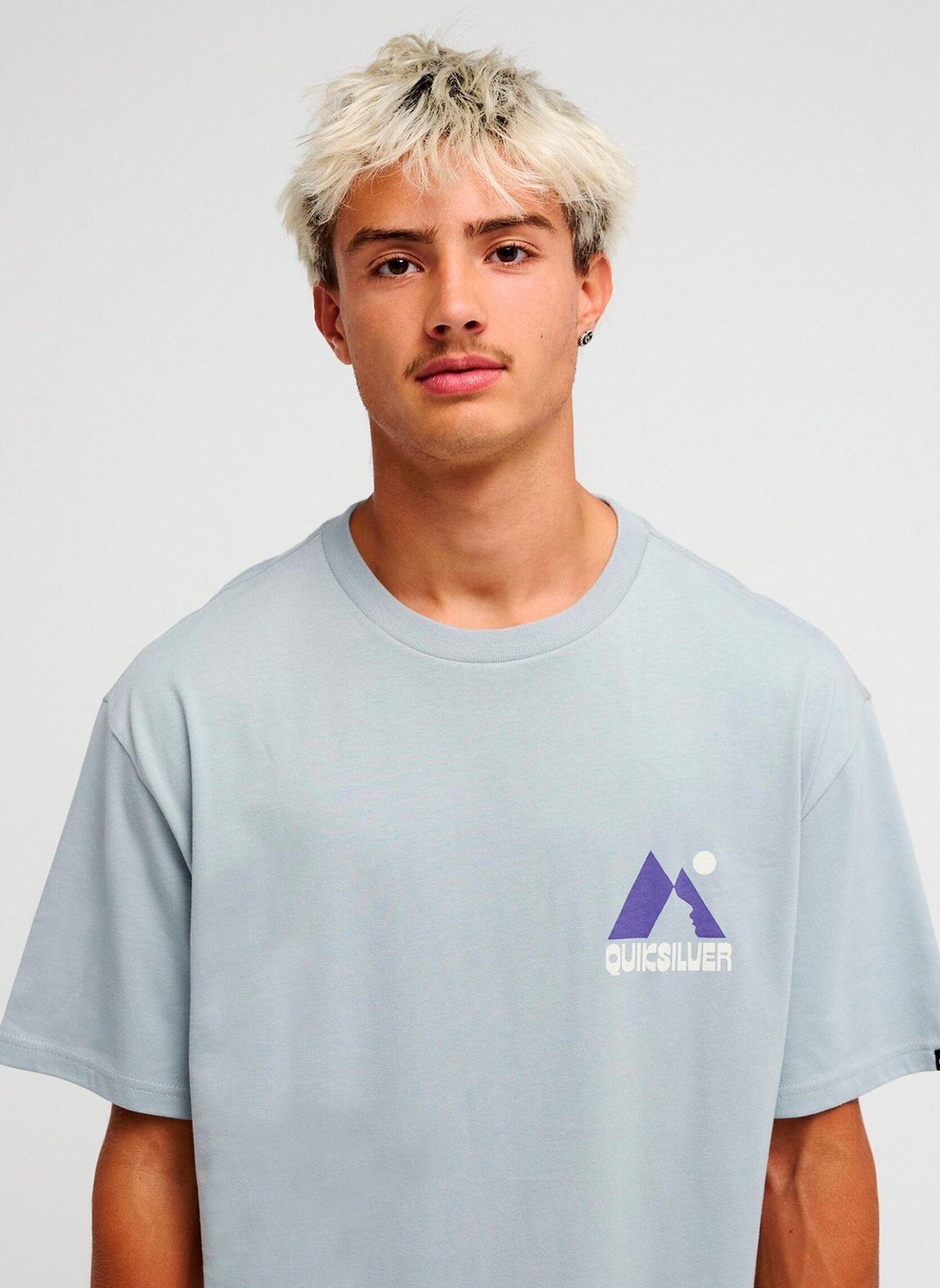 Tee-shirts Peak Ss homme bleu Quiksilver Tee-shirts Peak Ss homme bleu QUARRY